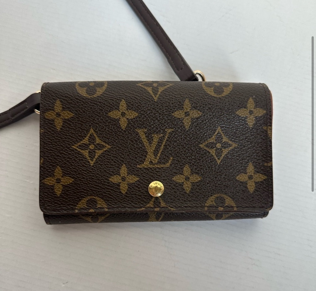 Louis Vuitton Porte-Monnaie Billets Tresor WOC crossbody