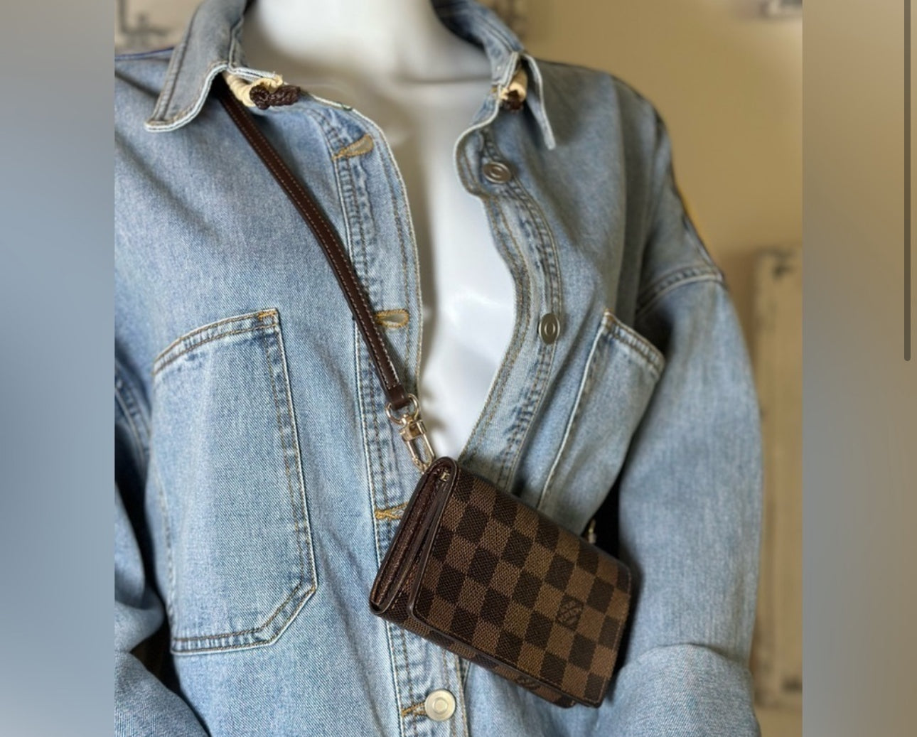 Available Louis Vuitton Damier Ebene WOC