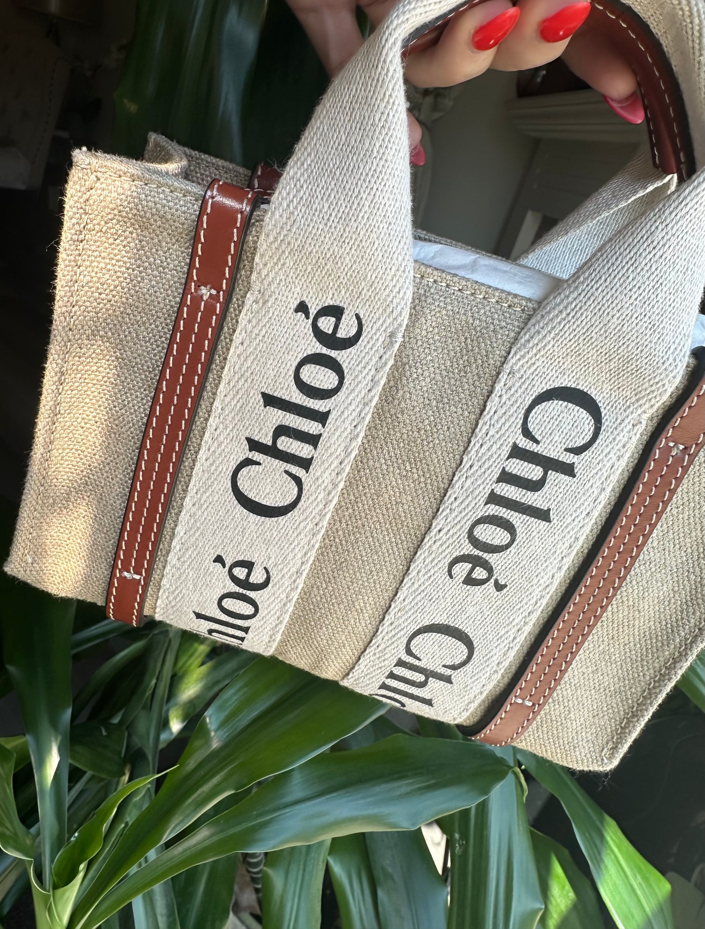 Chloe Woody Tote Mini