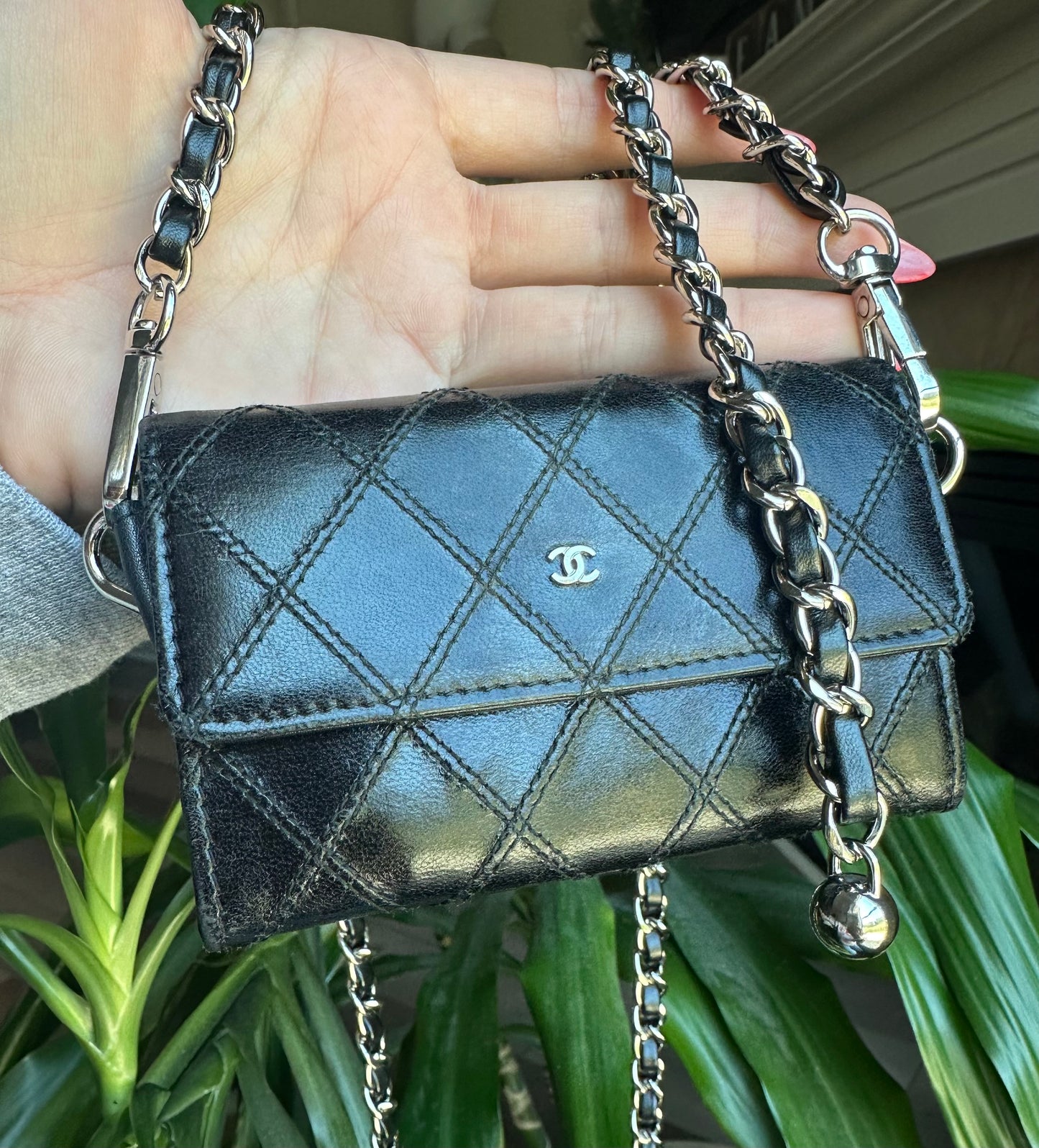 CHANEL CC Small Card Holder wallet on chain