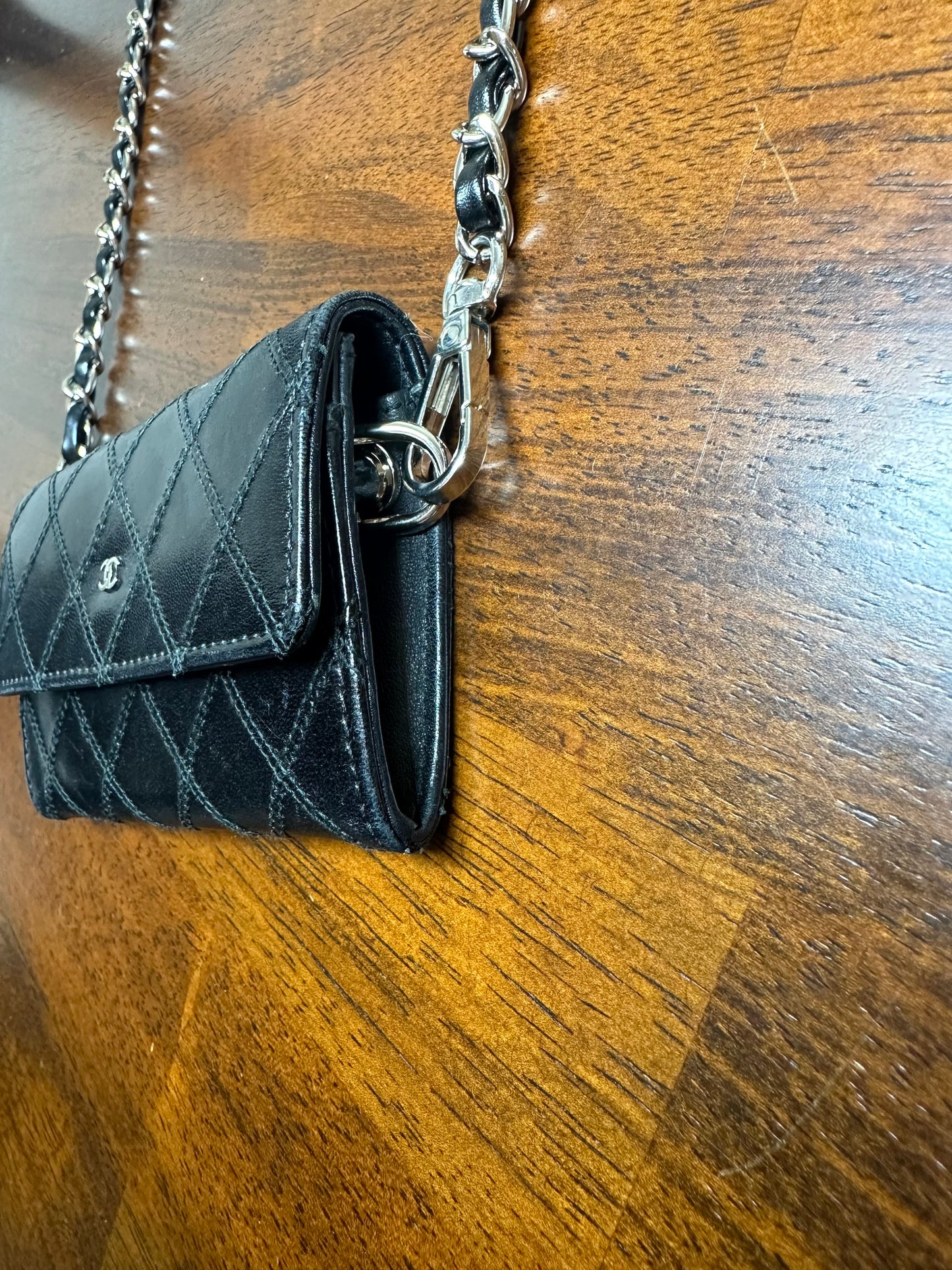 CHANEL CC Small Card Holder wallet on chain