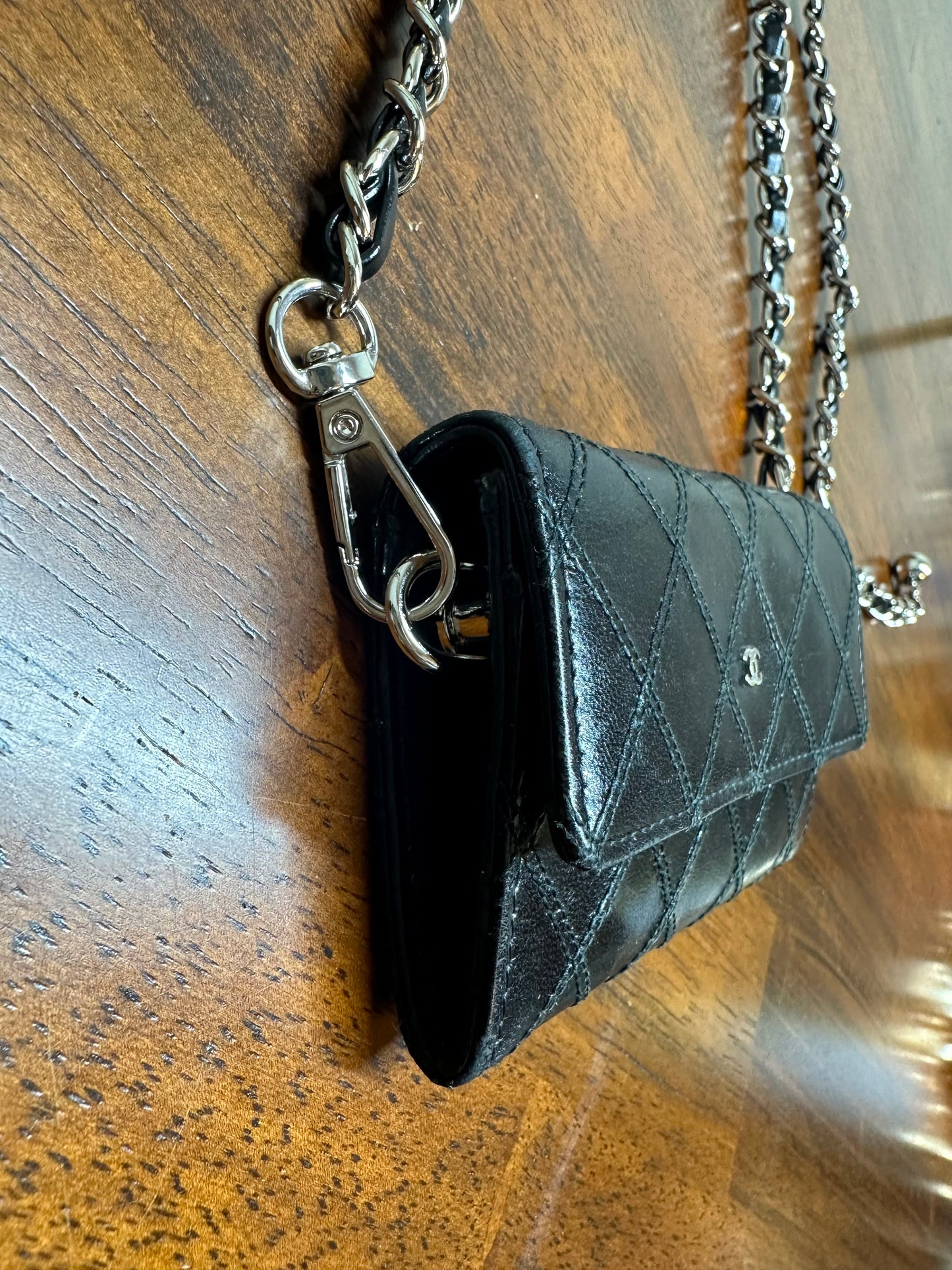 CHANEL CC Small Card Holder wallet on chain