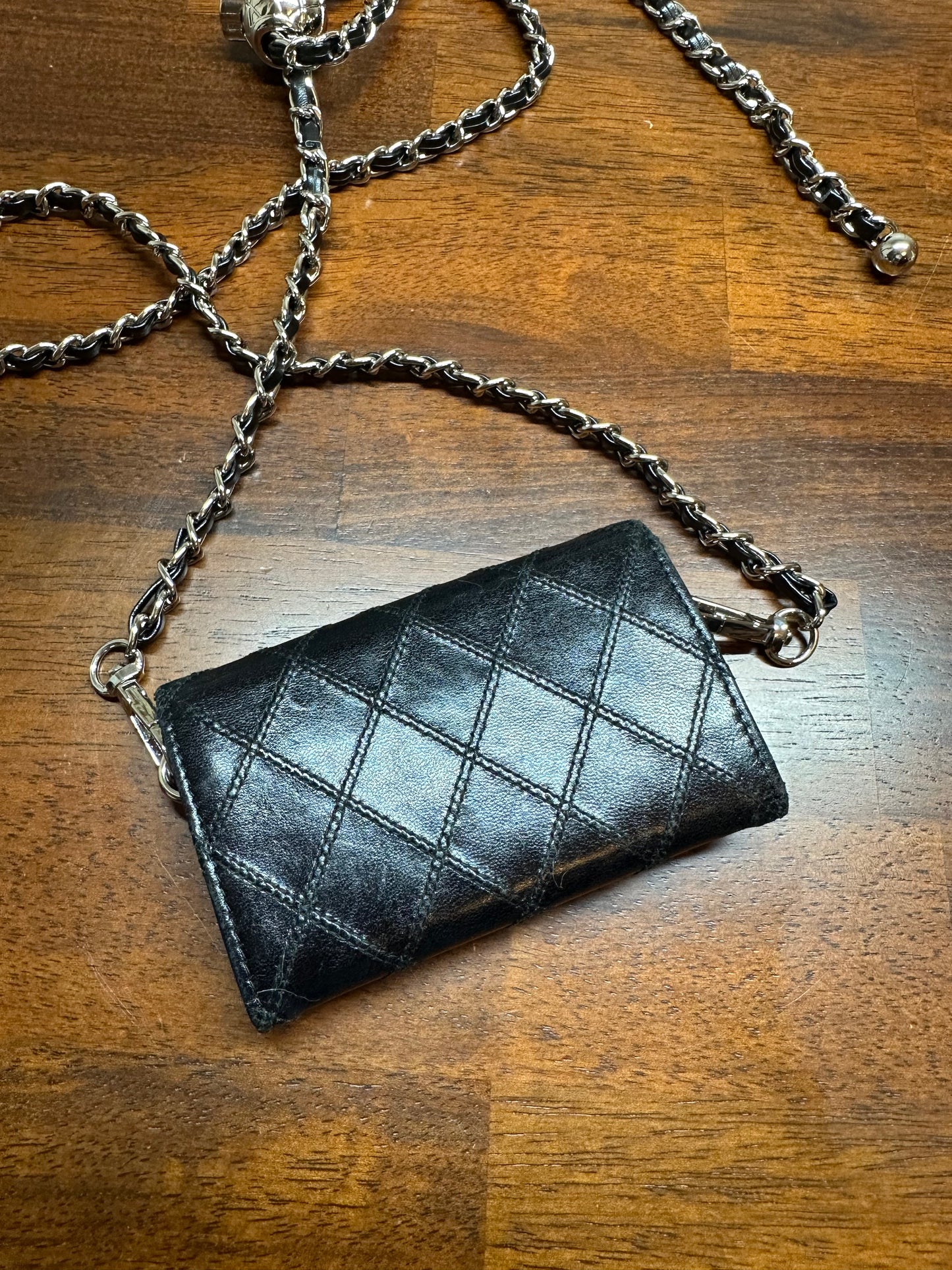 CHANEL CC Small Card Holder wallet on chain