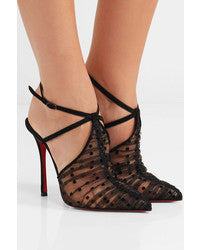 Available Christian Louboutin 34.5 Acide lace 100mm