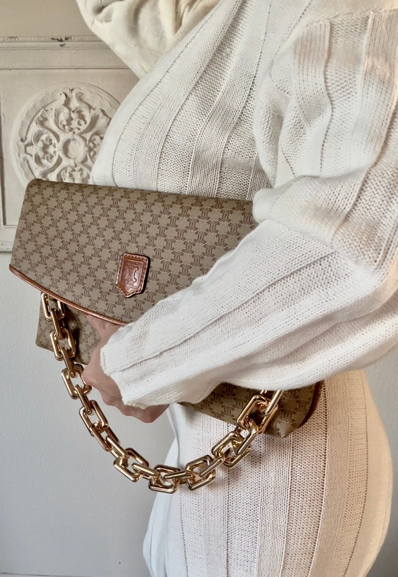 Celine shoulder bag Clutch on chain