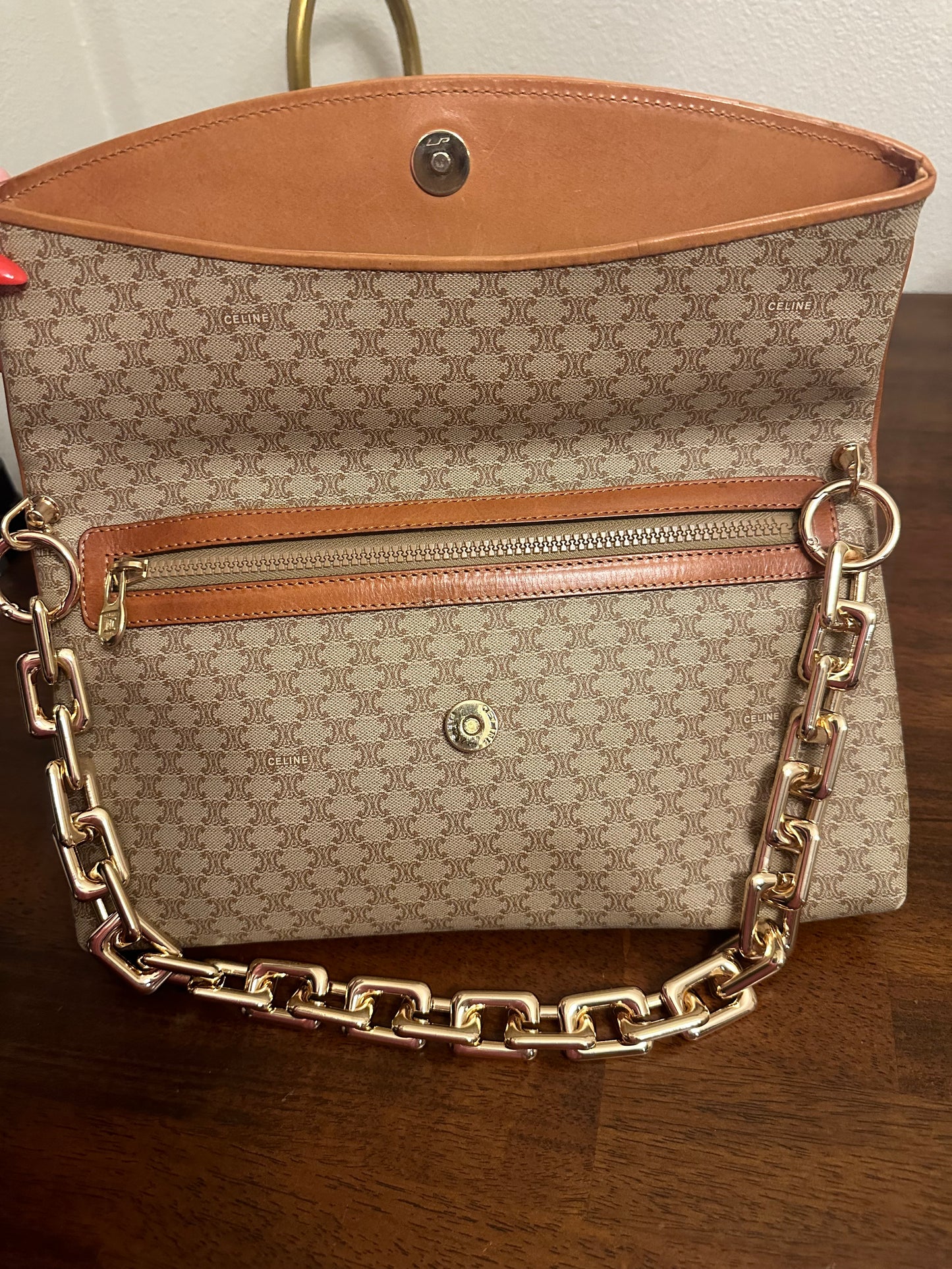 Celine shoulder bag Clutch on chain