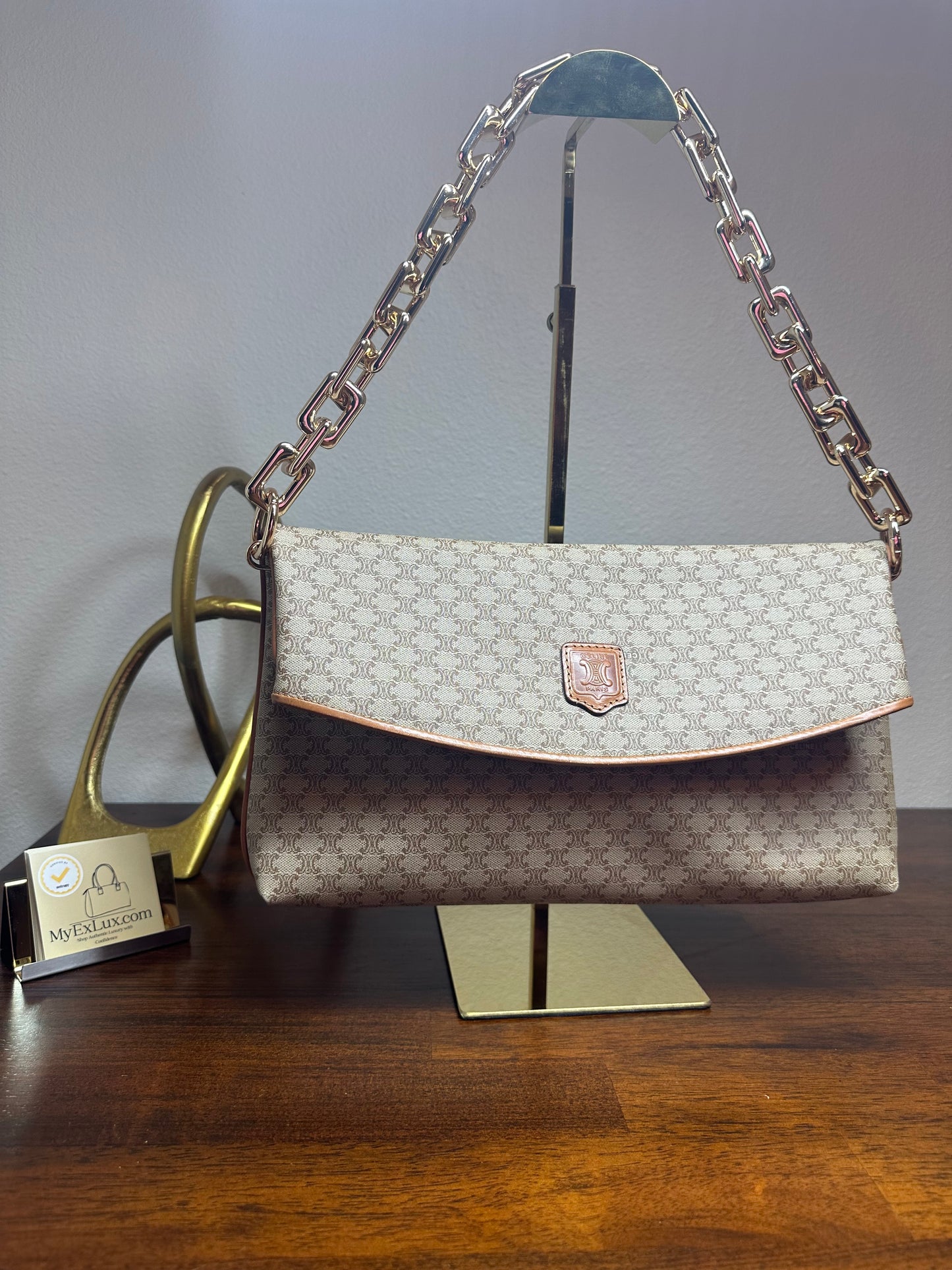 Celine shoulder bag Clutch on chain