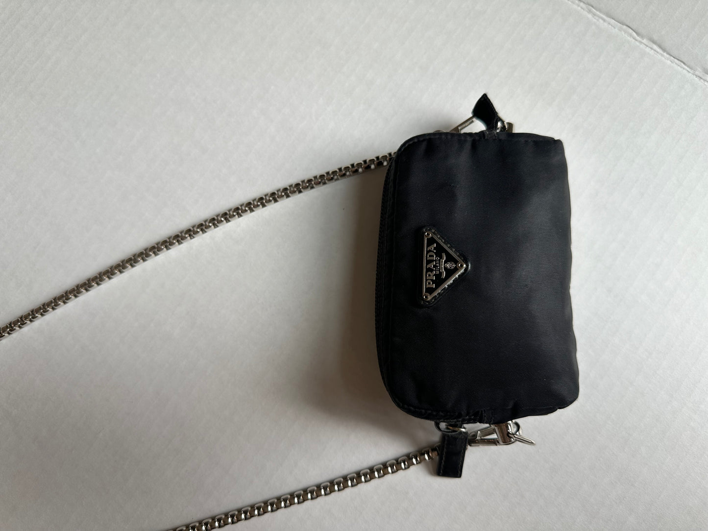 Prada Re-Nylon necessaire on chain