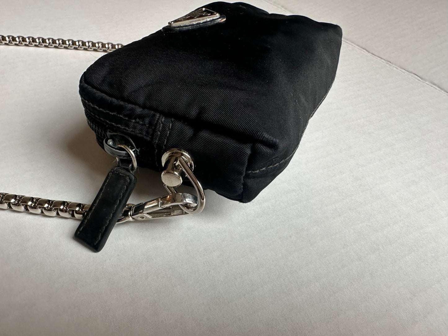 Prada Re-Nylon necessaire on chain