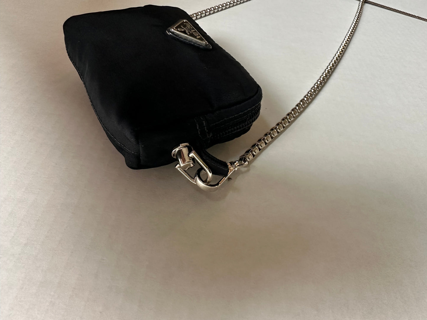 Prada Re-Nylon necessaire on chain