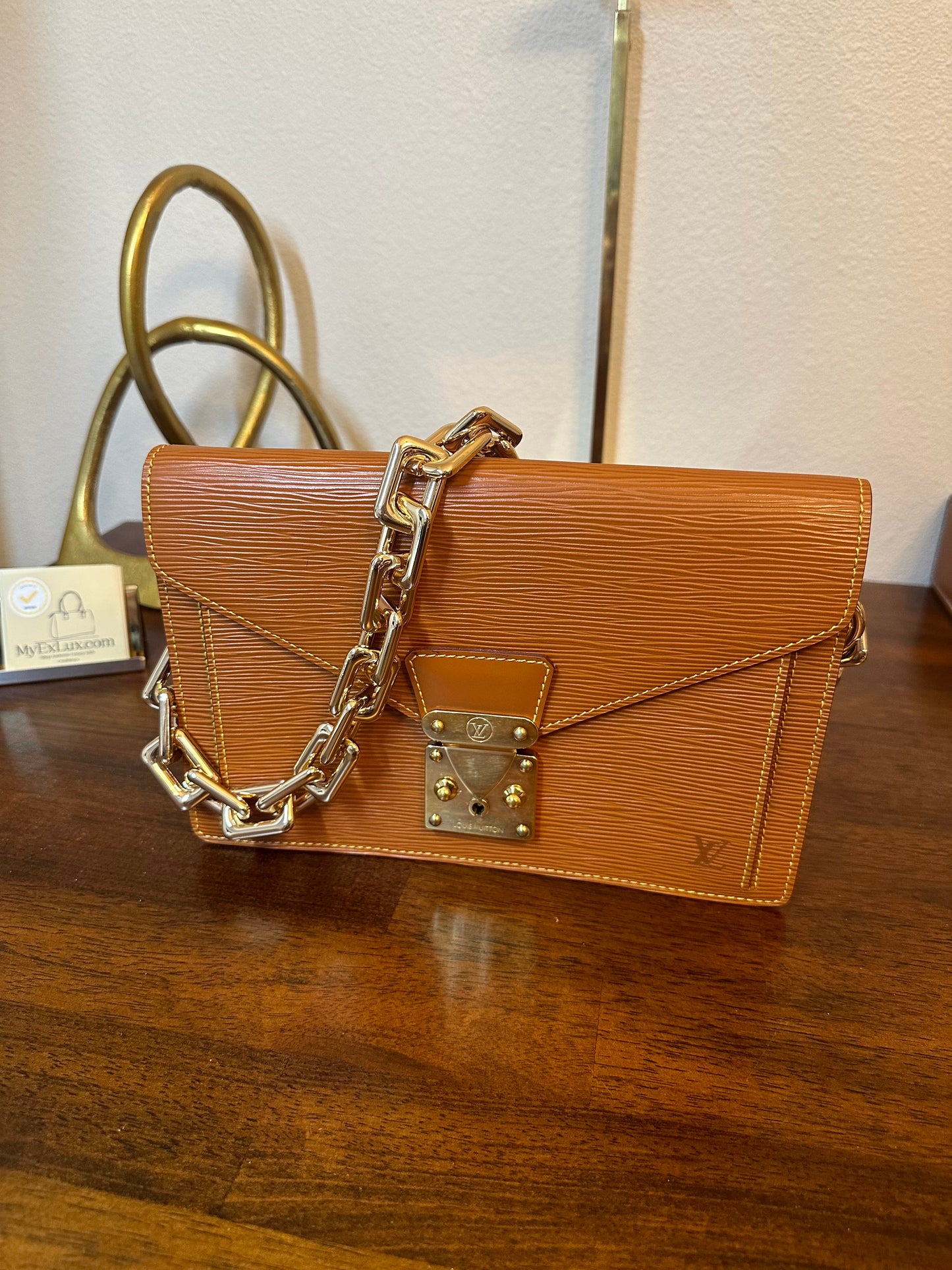 Louis Vuitton Epi vintage clutch/ purse