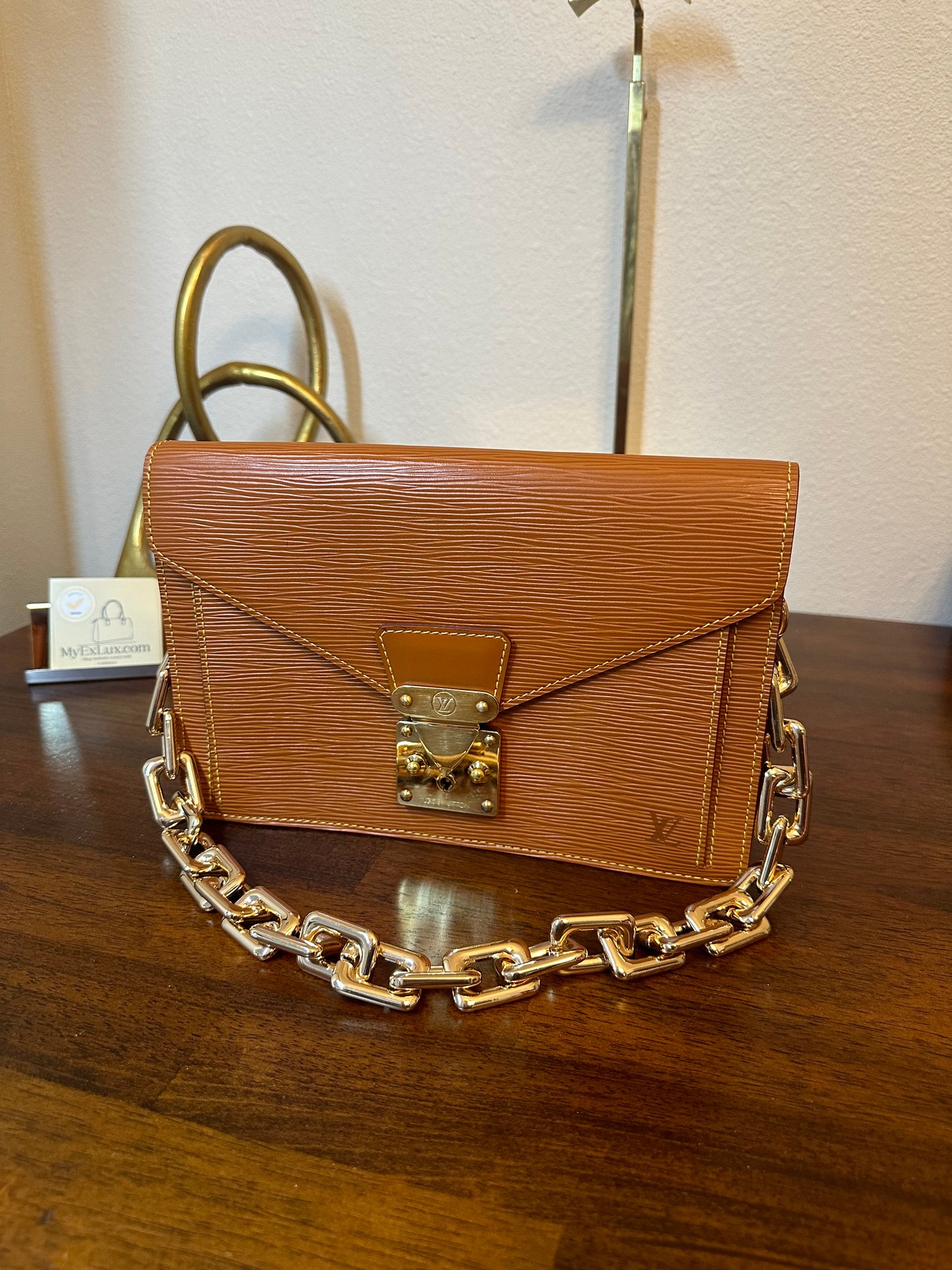 Louis Vuitton Epi vintage clutch/ purse