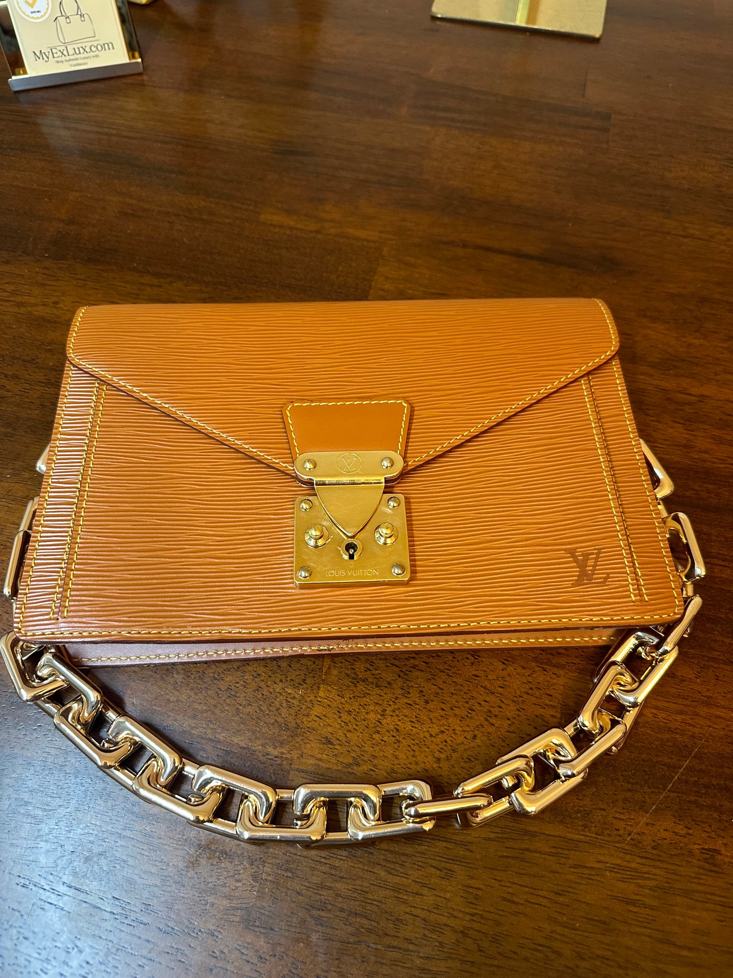 Louis Vuitton Epi vintage clutch/ purse