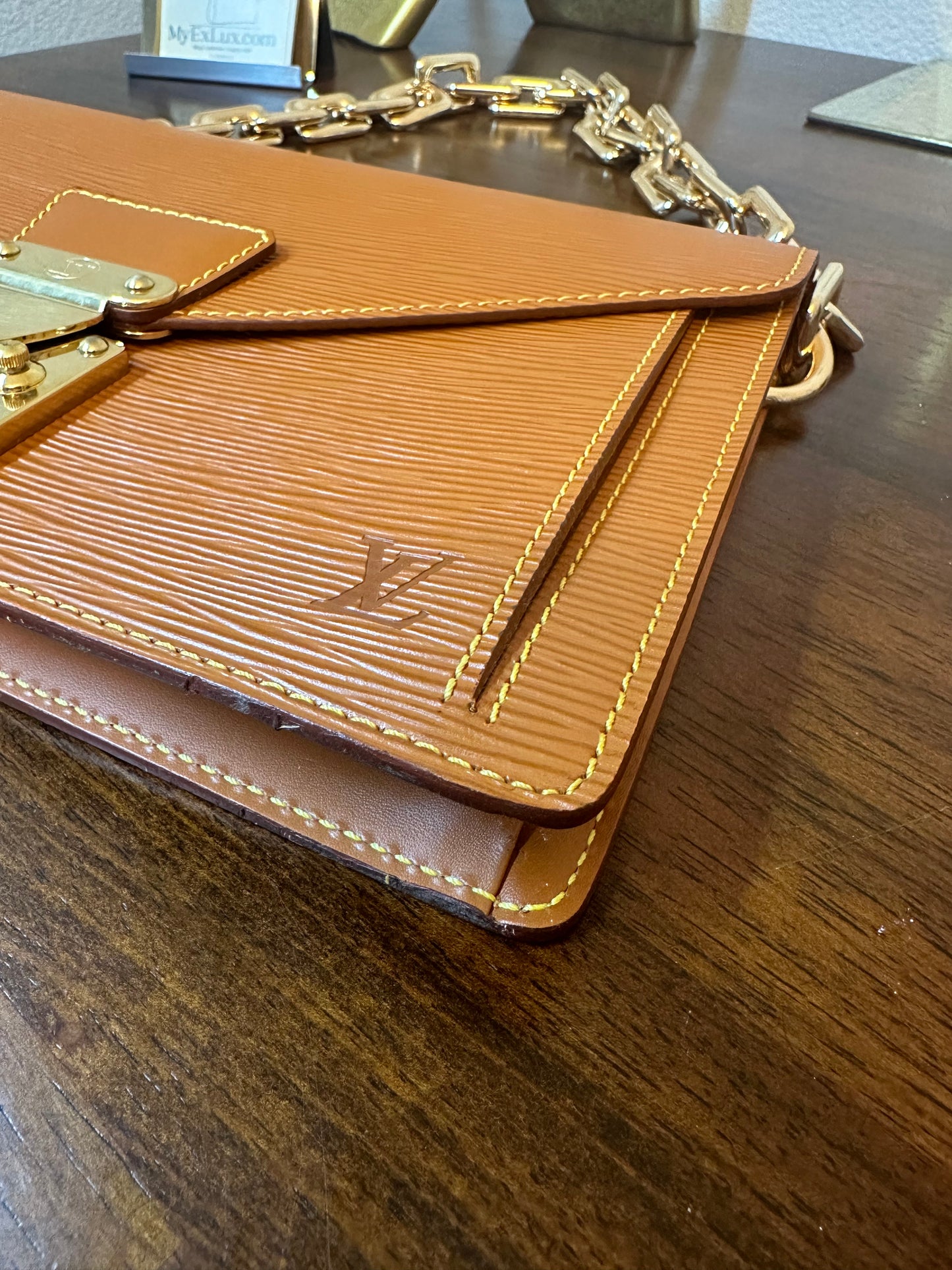 Louis Vuitton Epi vintage clutch/ purse