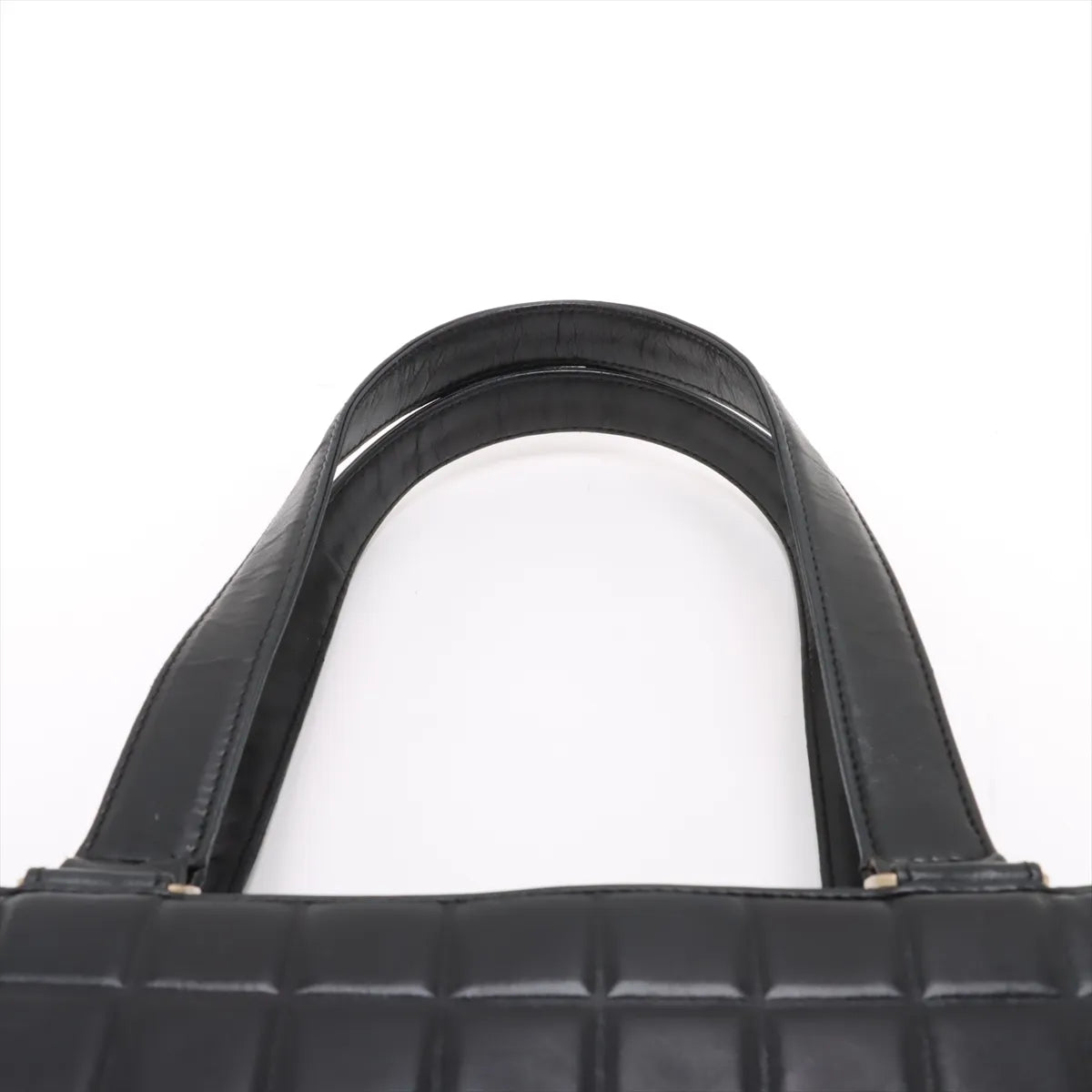Available Chanel CC Lambskin Chocolate Bar Tote