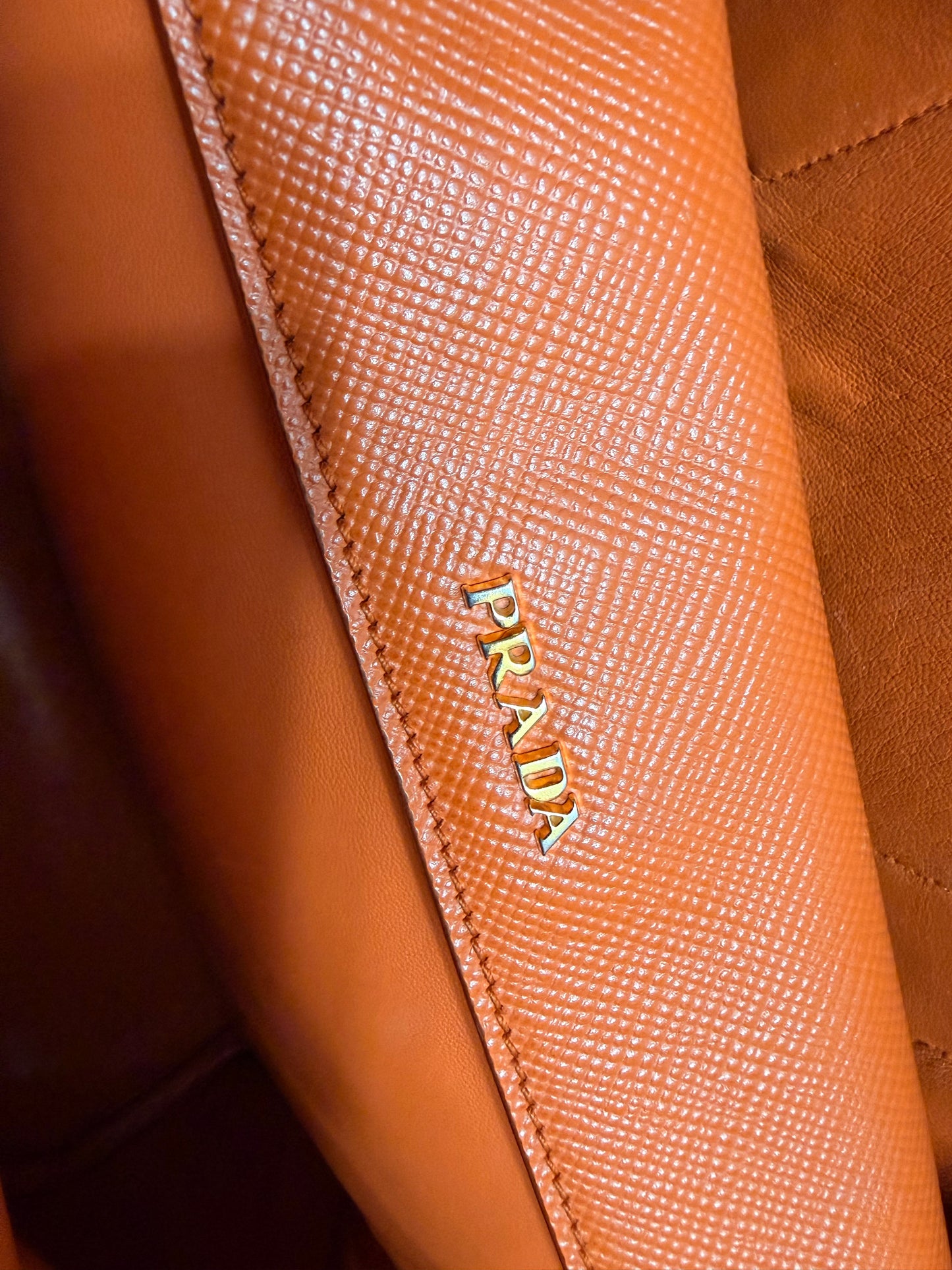 Available Prada Cuir Double Tote