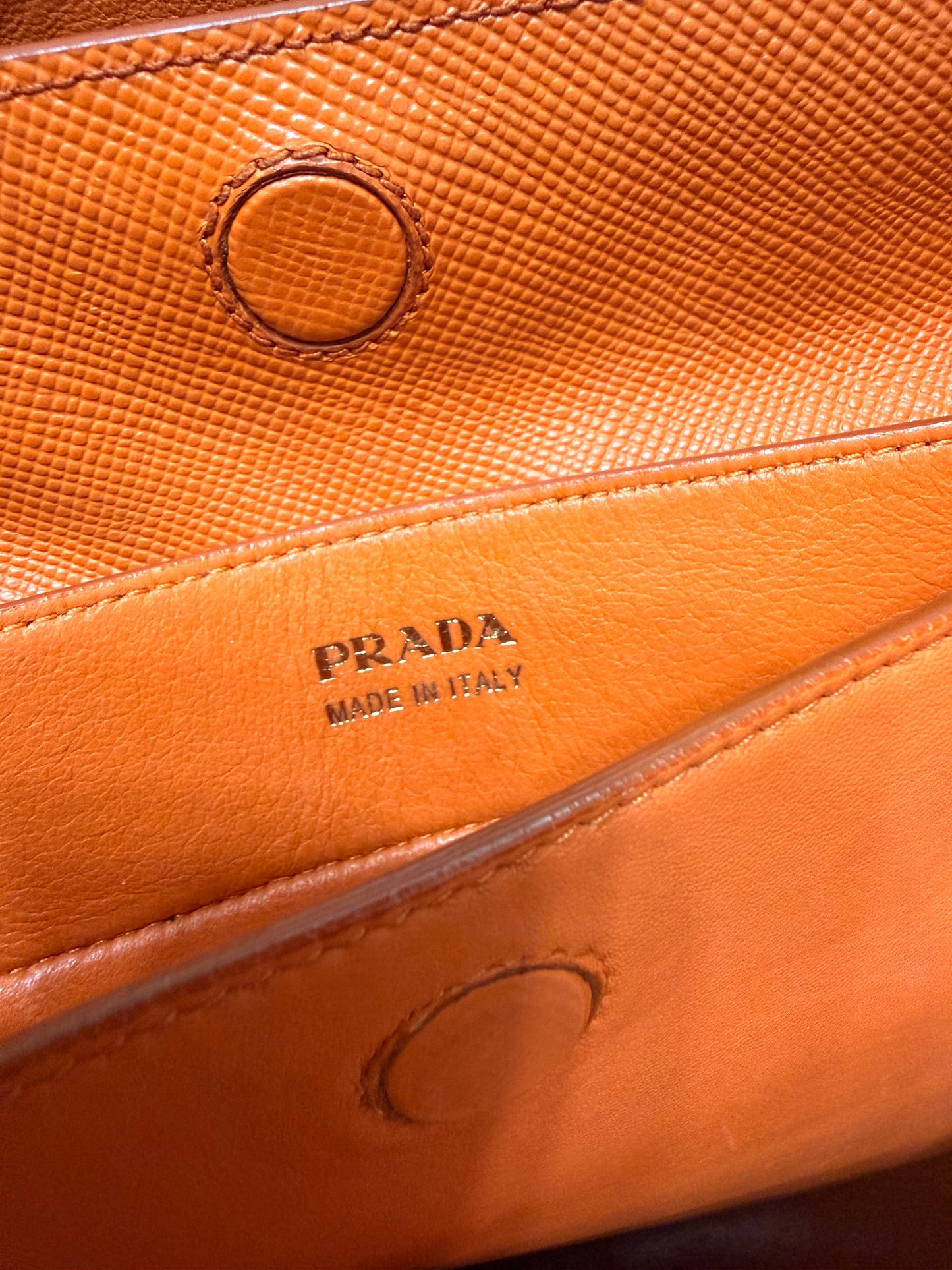 Available Prada Cuir Double Tote