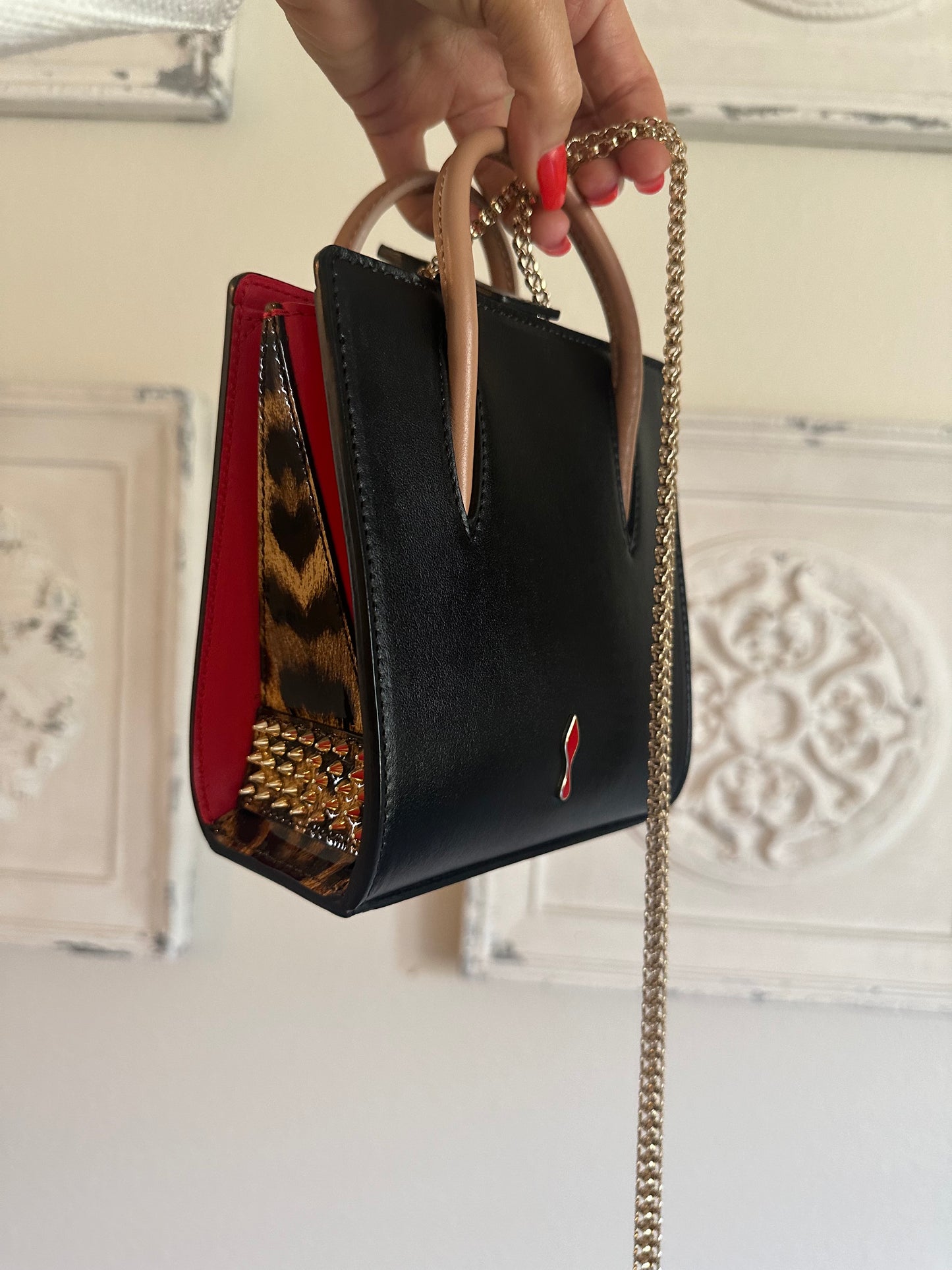 Christian Louboutin Paloma Tote Leather Nano