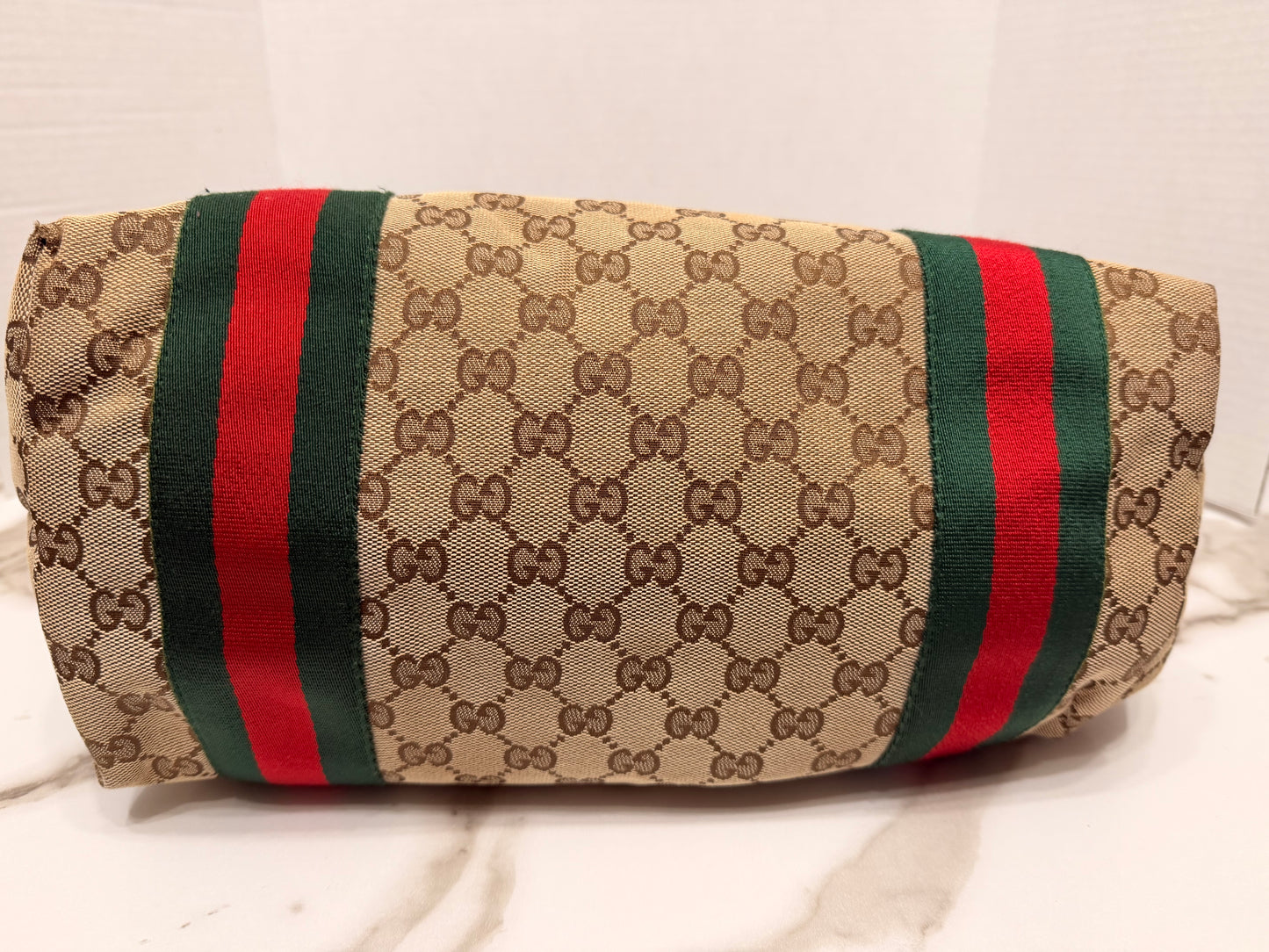 Gucci GG Canvas Web Jolie Tote