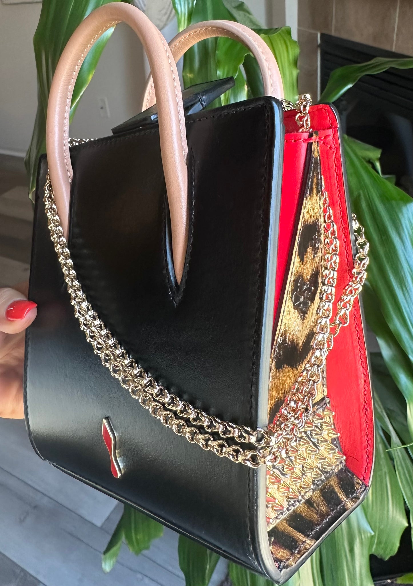 Christian Louboutin Paloma Tote Leather Nano