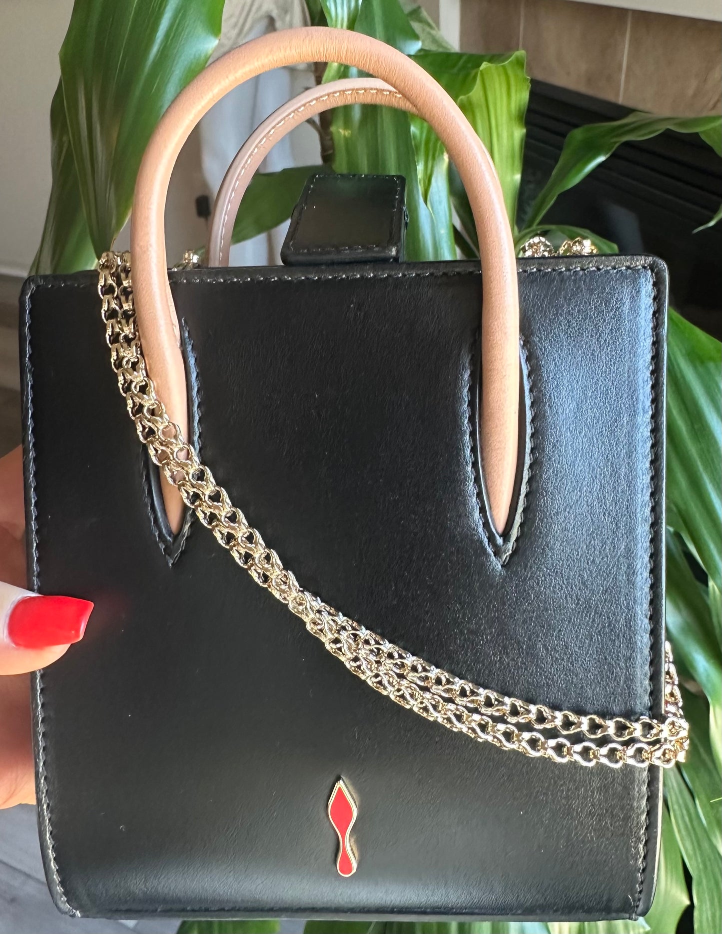 Christian Louboutin Paloma Tote Leather Nano