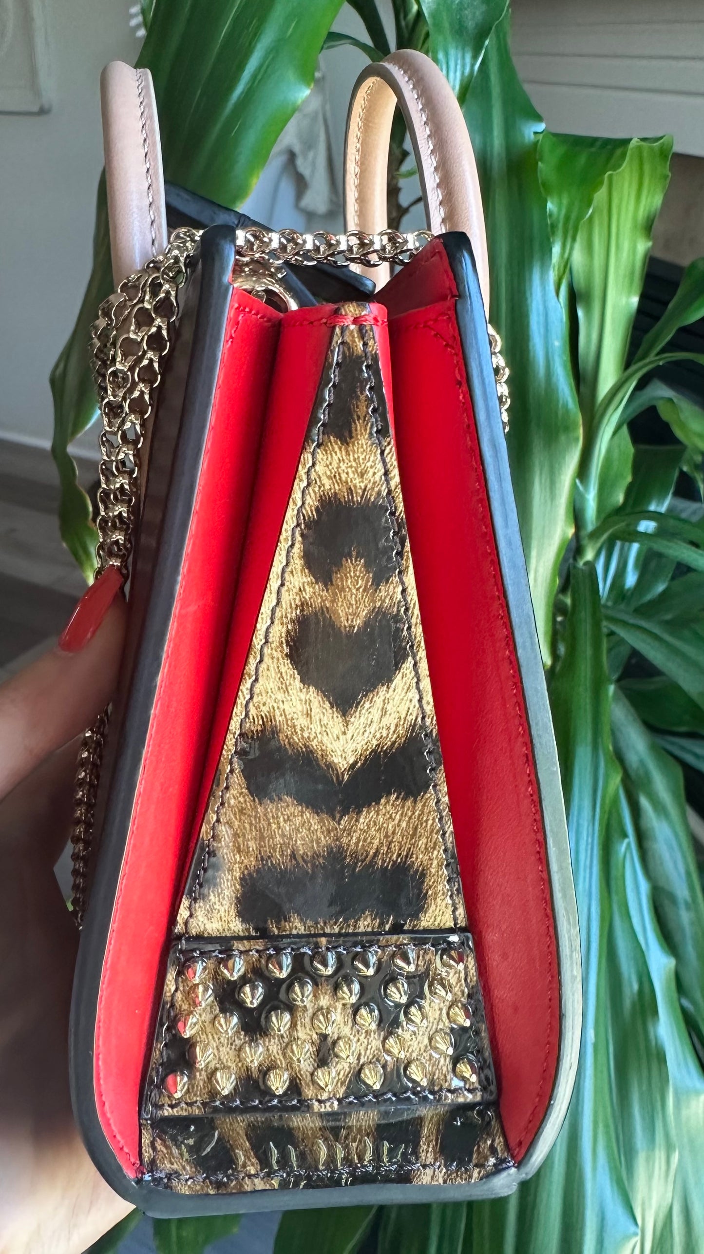 Christian Louboutin Paloma Tote Leather Nano