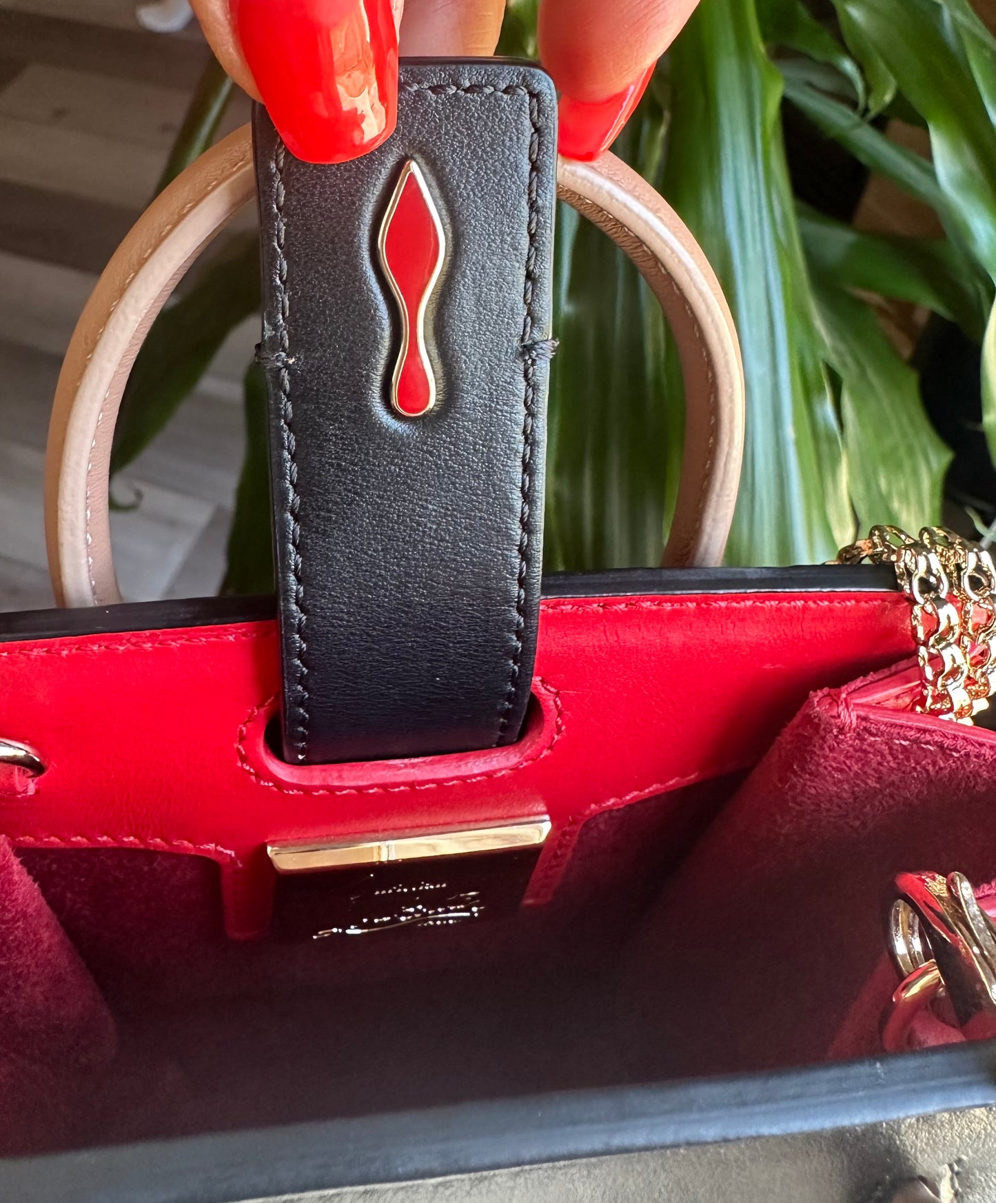 Christian Louboutin Paloma Tote Leather Nano