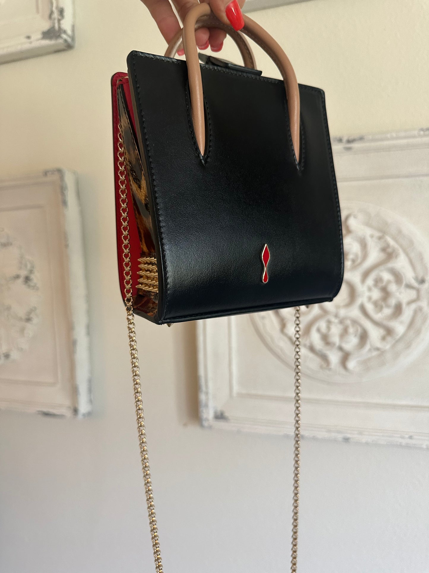 Christian Louboutin Paloma Tote Leather Nano