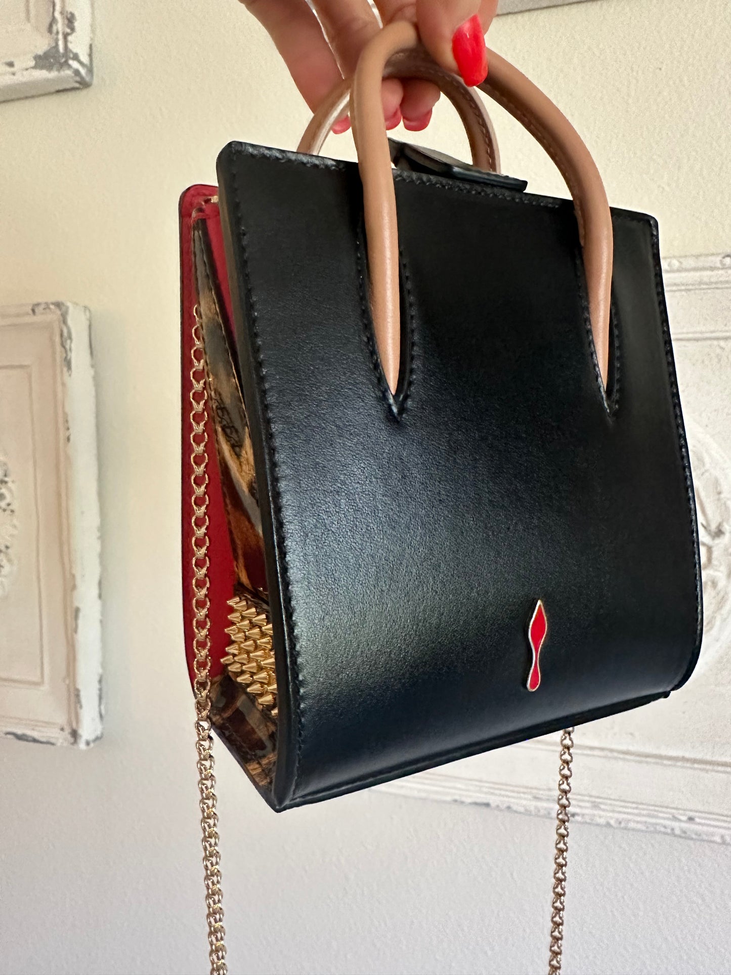 Christian Louboutin Paloma Tote Leather Nano