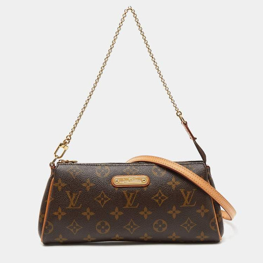 Available Louis Vuitton Monogram Eva Brown Canvas Shoulder Bag