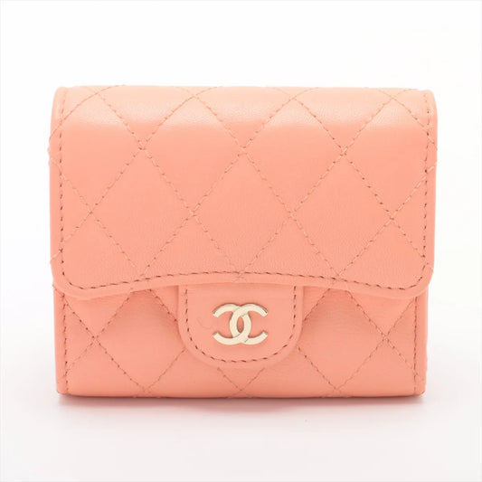 Available Chanel Matelasse Lambskin Compact Wallet Pre-ORDER