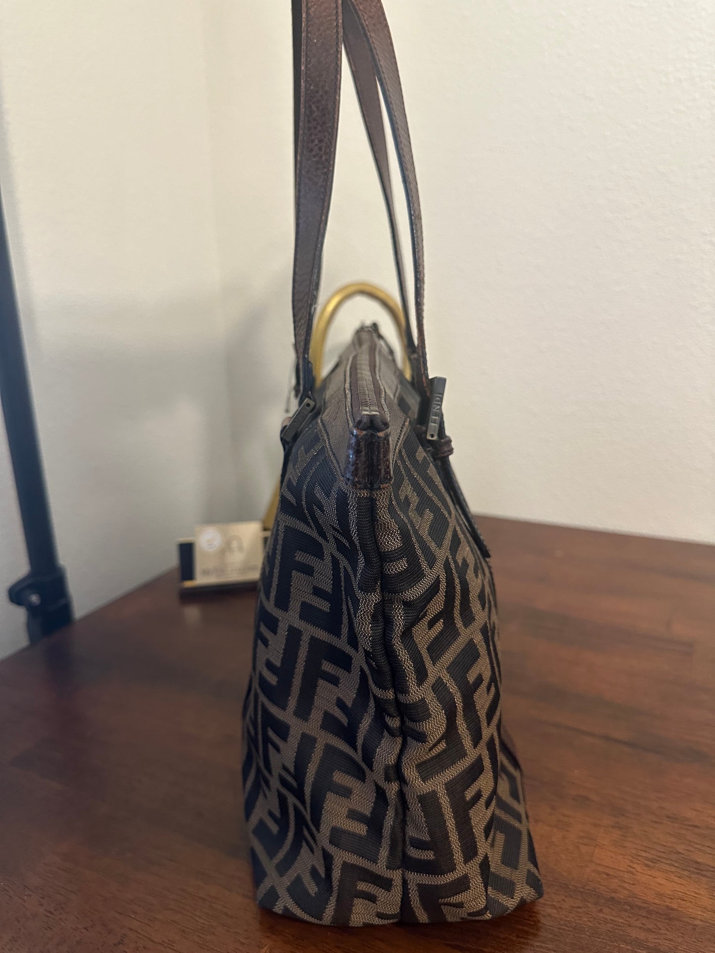 SOLD Fendi Zucca tote and wallet bundle