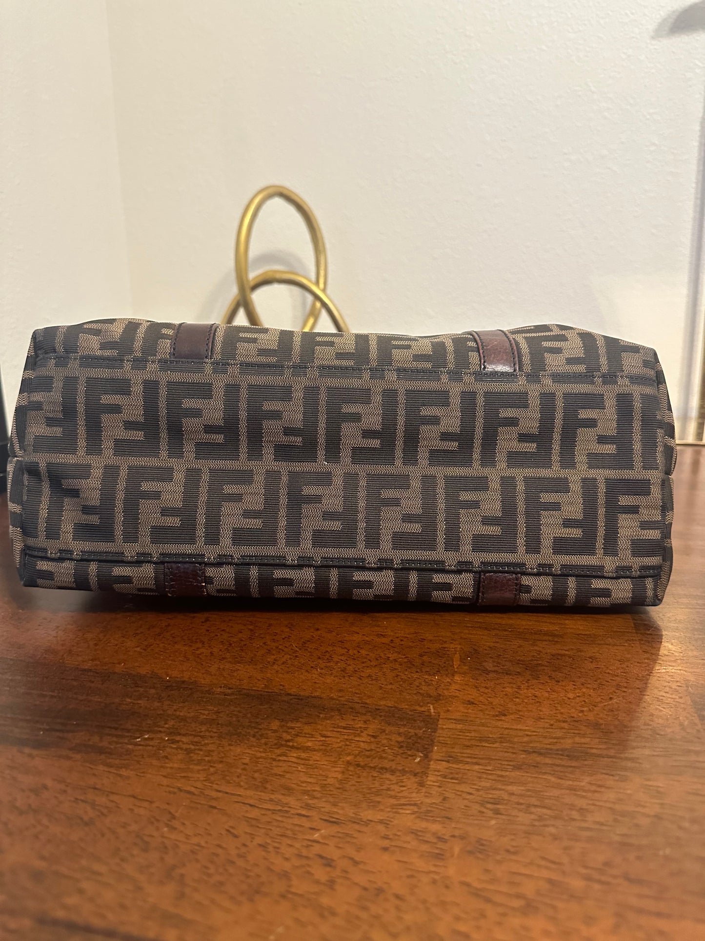 SOLD Fendi Zucca tote and wallet bundle