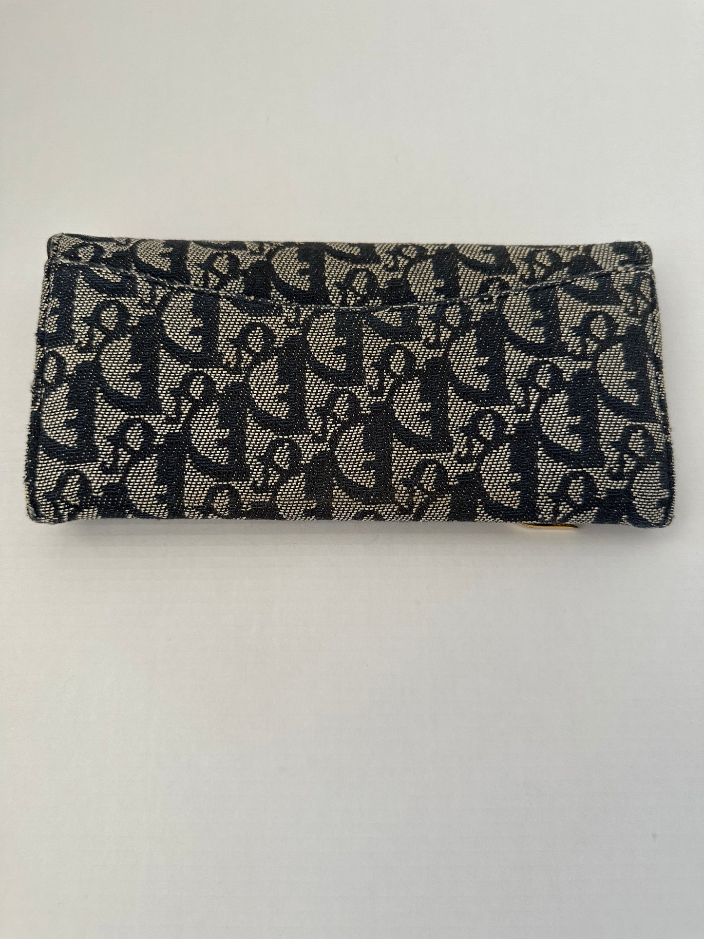 Christian Dior Saddle Flap Wallet Monogram