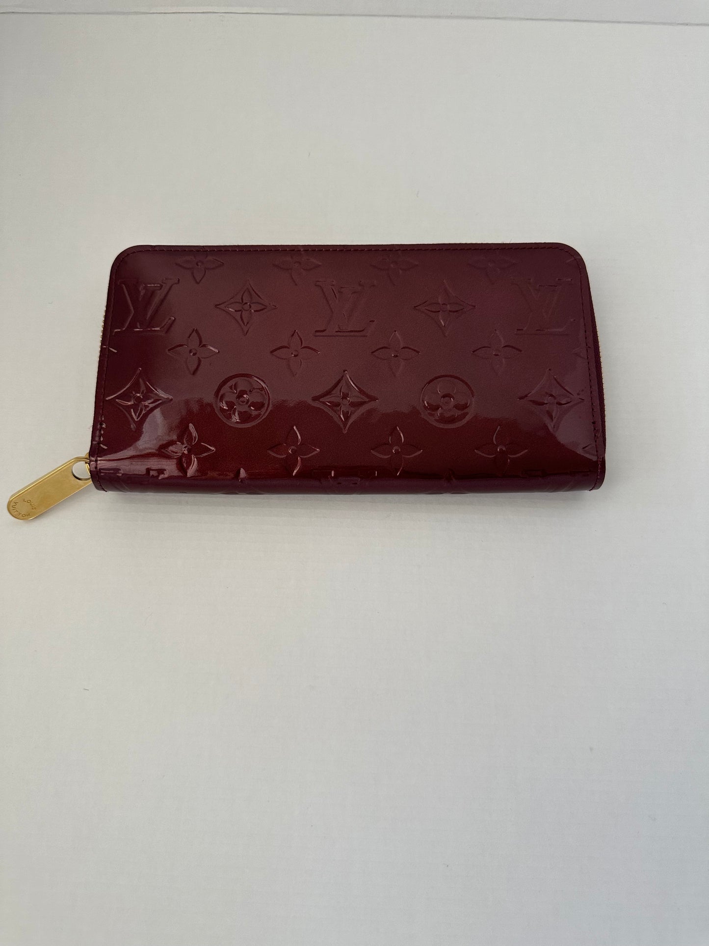 Louis Vuitton Monogram Vernis Zippy Wallet Patent Leather