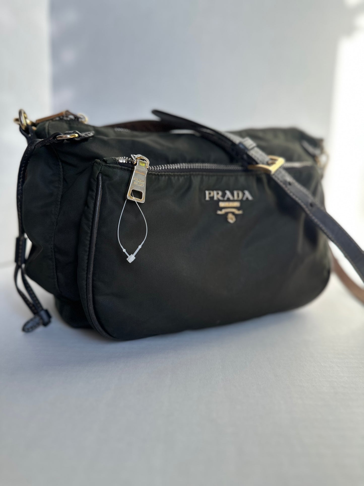 Prada Shoulder Bag Nylon Shoulder Bag Olive