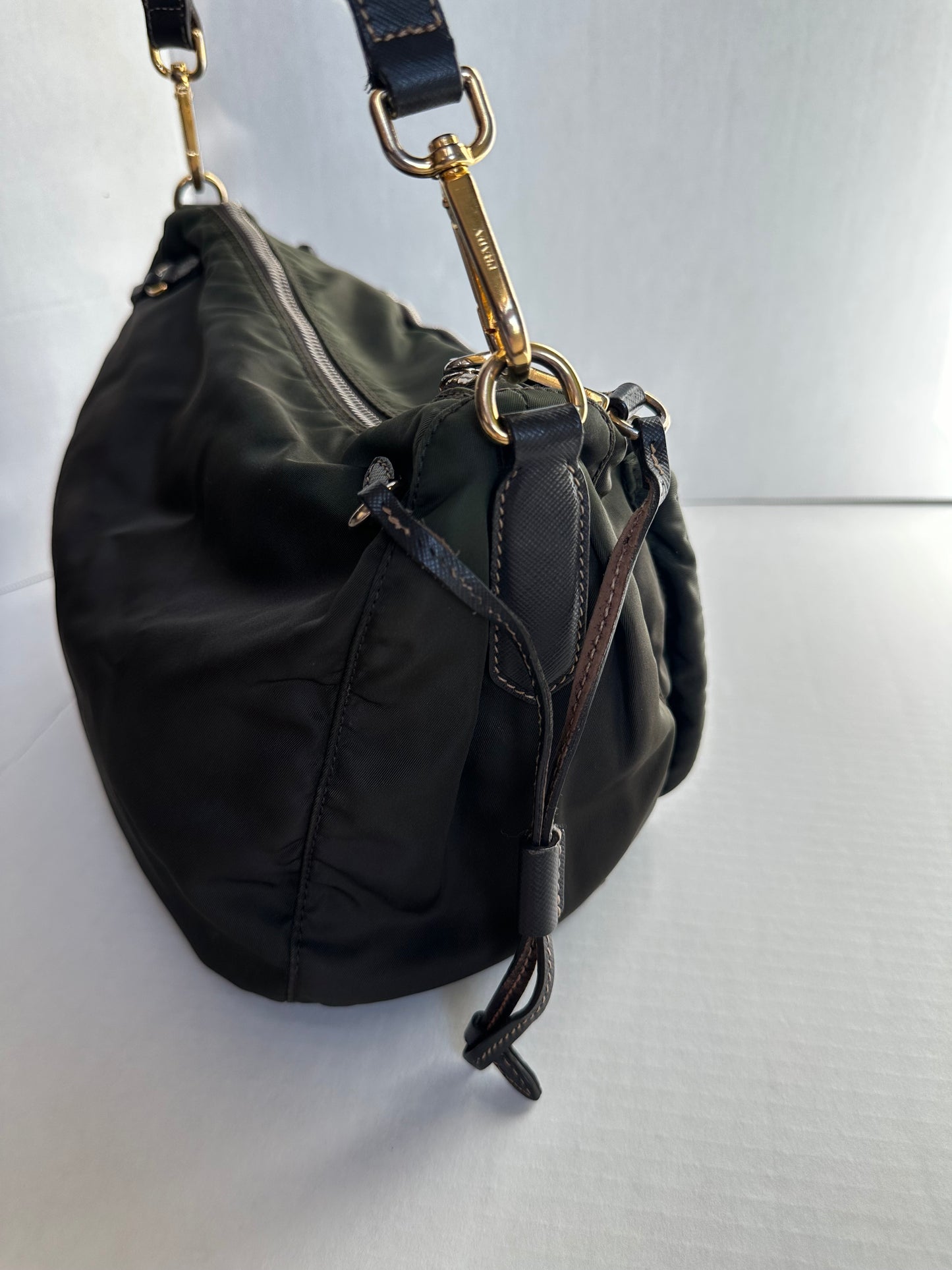 Prada Shoulder Bag Nylon Shoulder Bag Olive