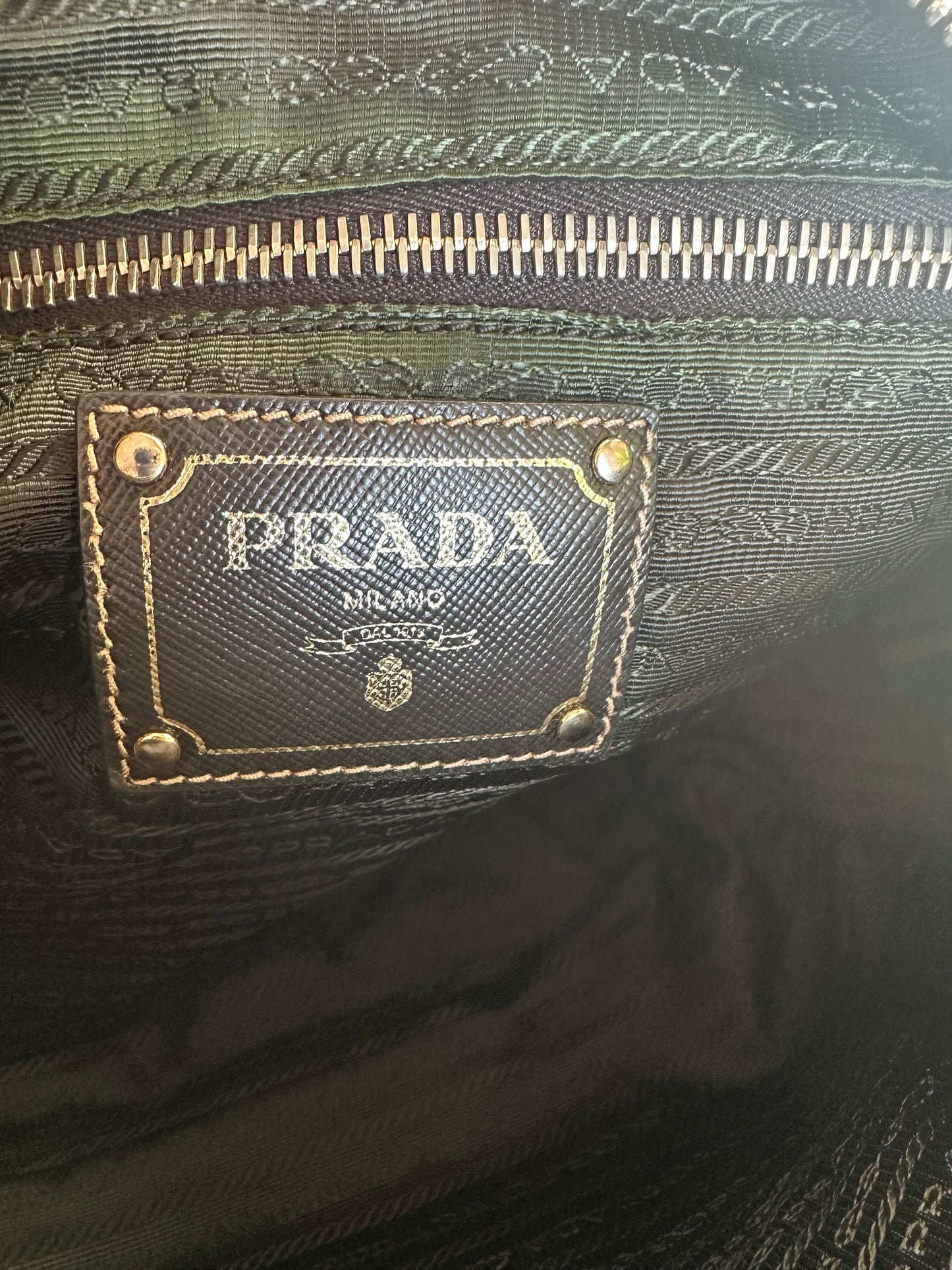 Prada Shoulder Bag Nylon Shoulder Bag Olive