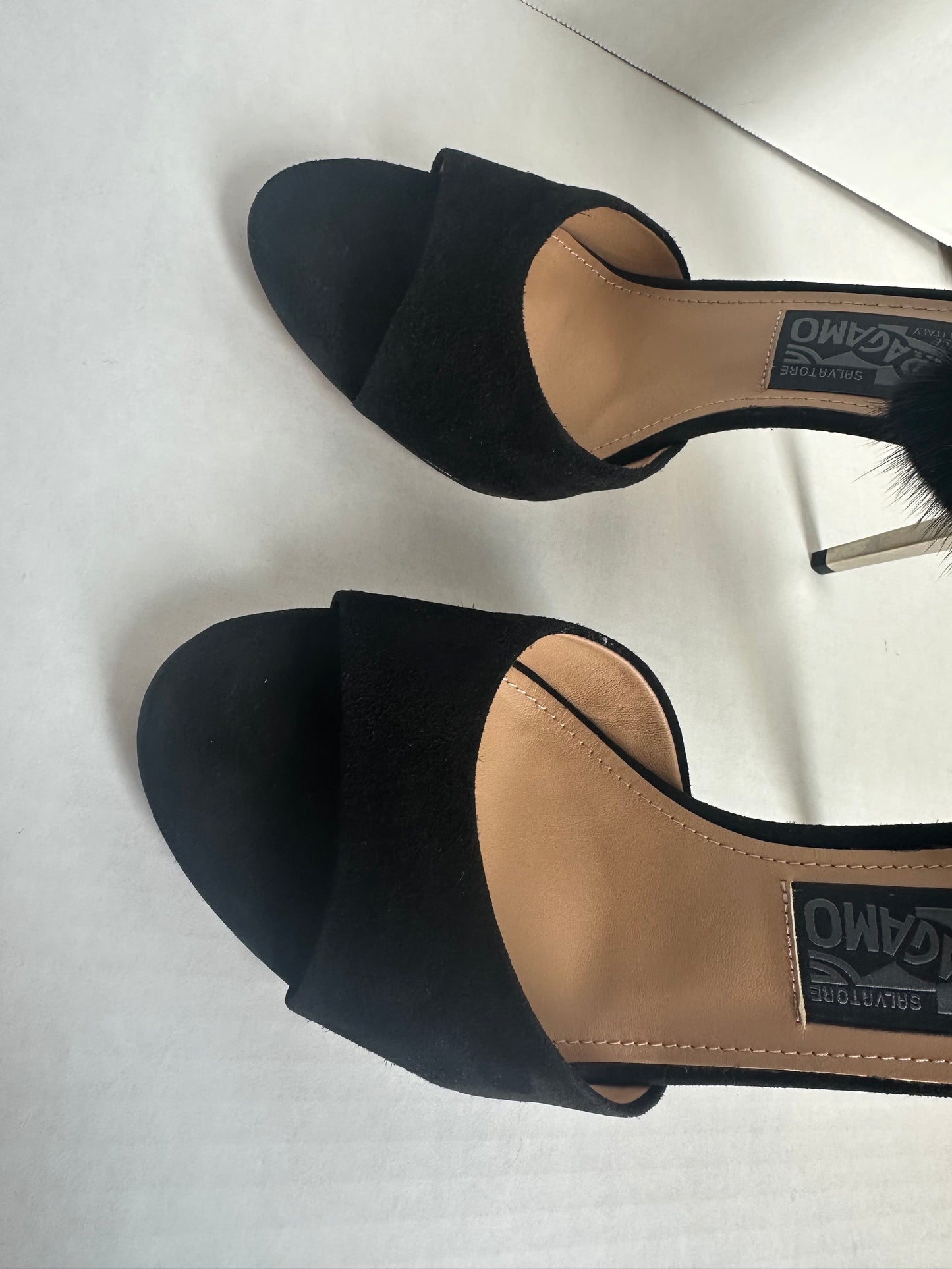 Available Salvatore Ferragamo heels 8 like new