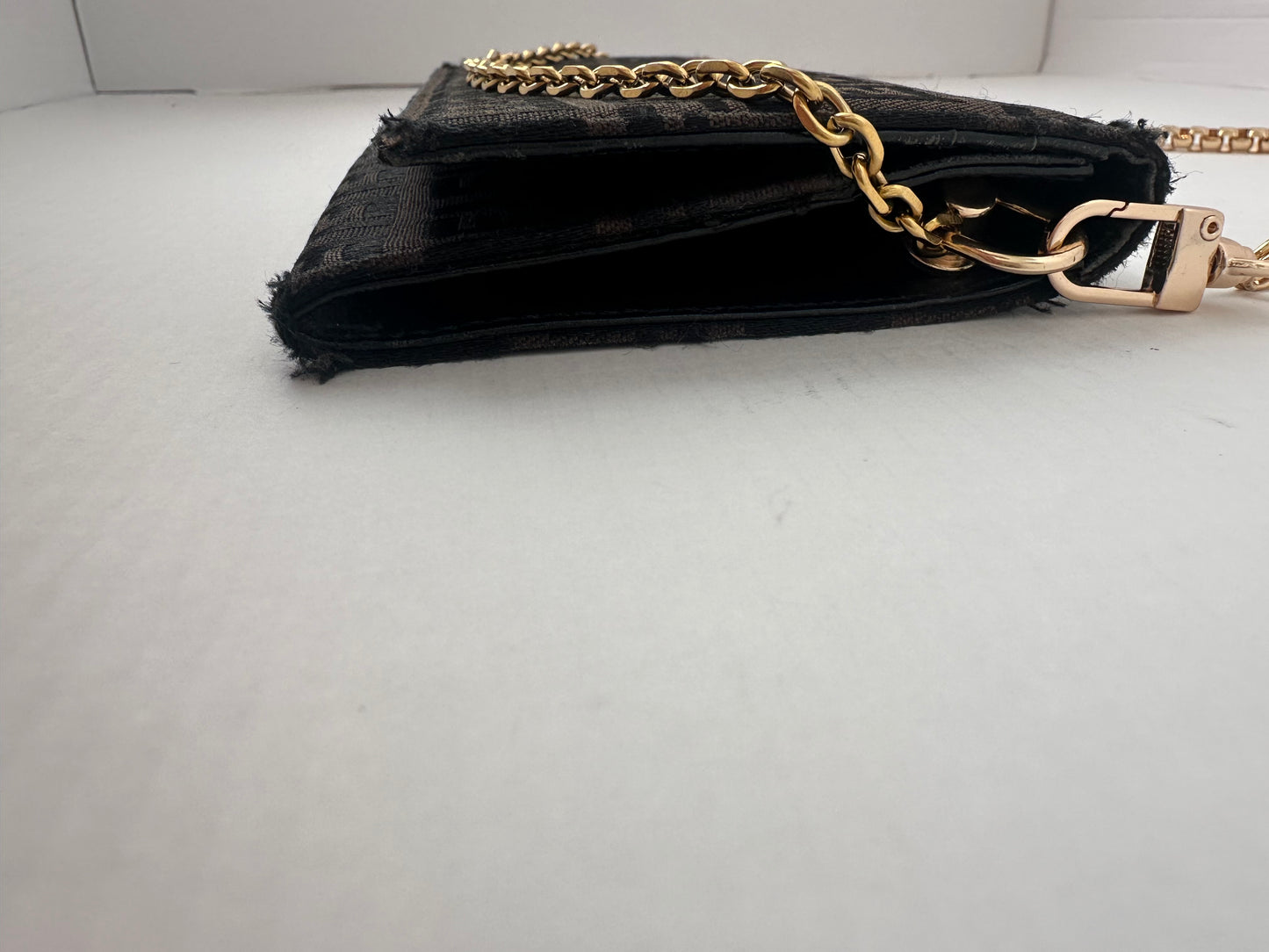 Fendi Zucca Monogram Wallet brown and black