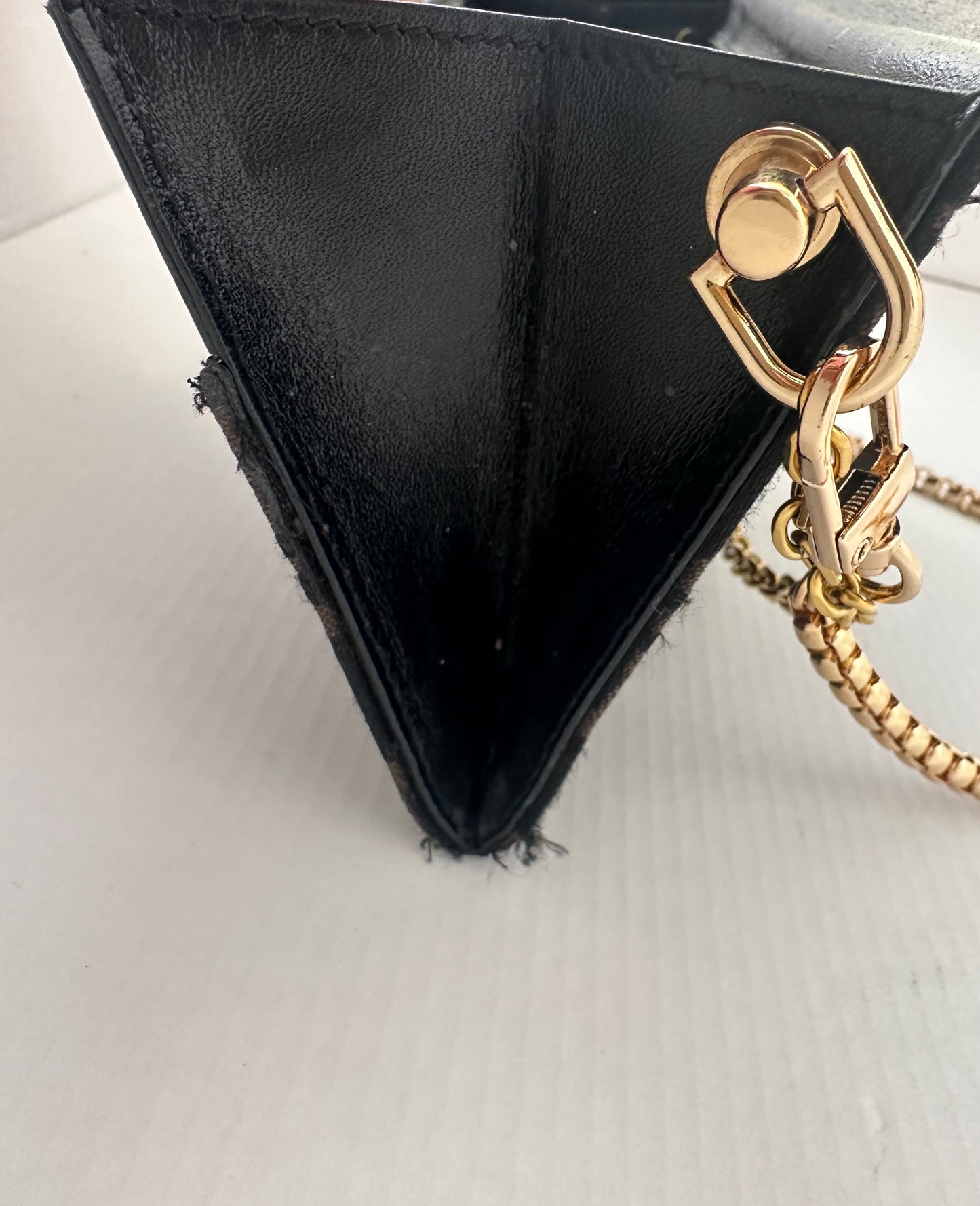 Fendi Zucca Monogram Wallet brown and black