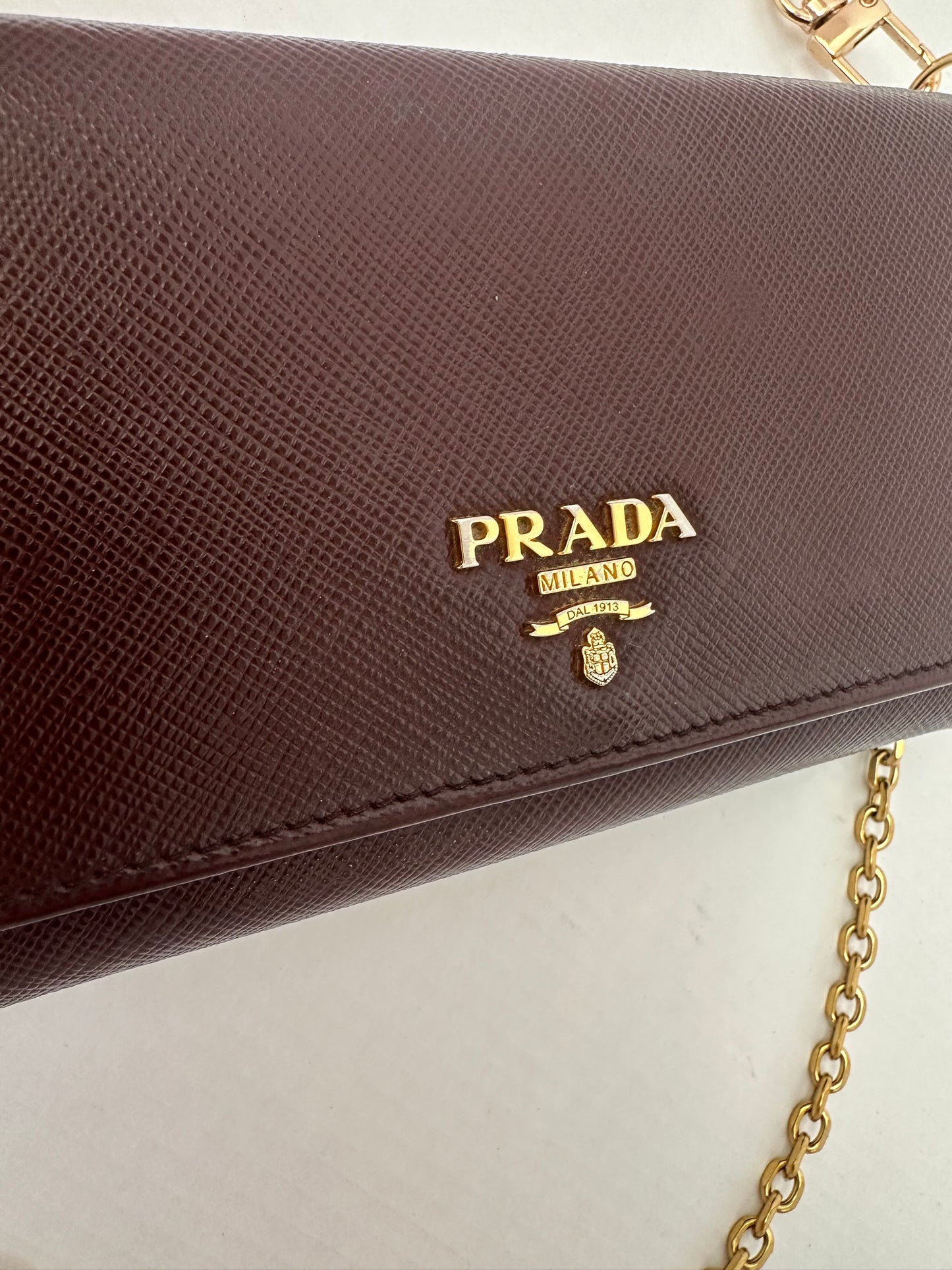 Prada Saffiano Leather Long Wallet