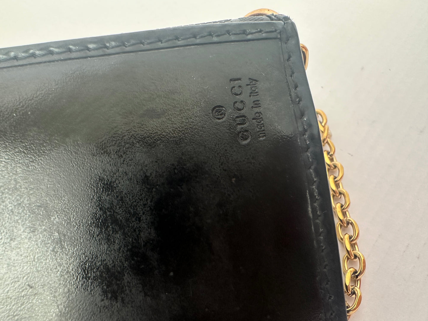 Gucci Imprime Black GG Long WOC