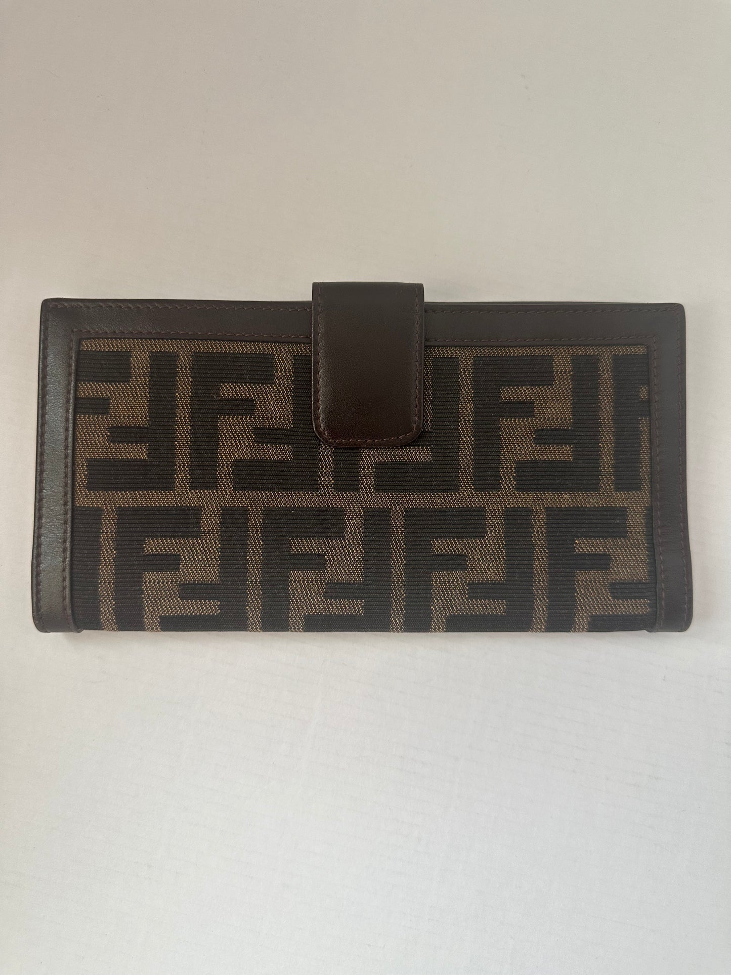 SOLD Fendi Zucca tote and wallet bundle