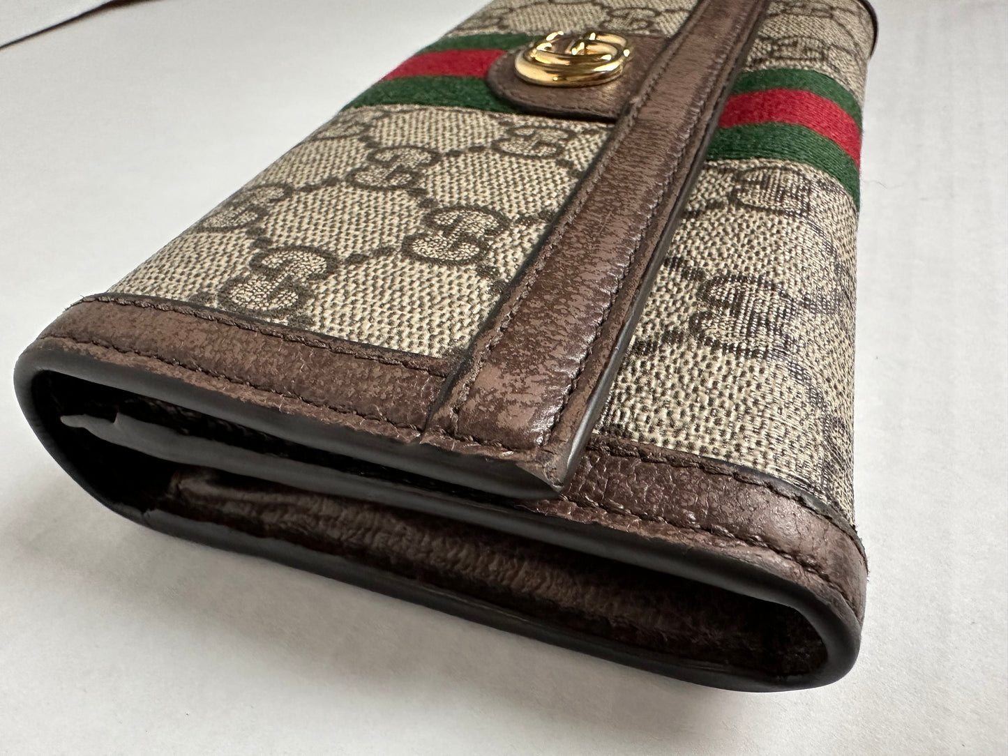 Available Gucci GG Supreme Monogram Web Ophidia Continental