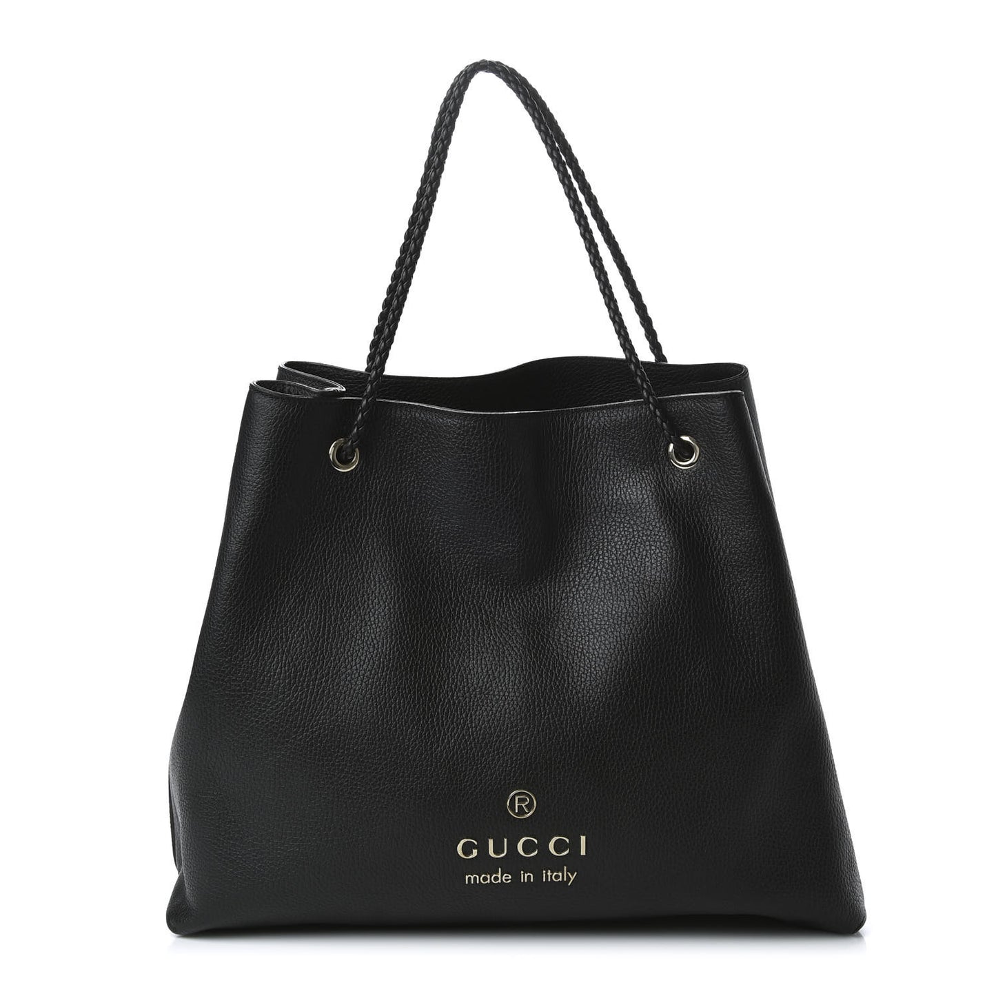 Available Gucci black leather shoulder bag