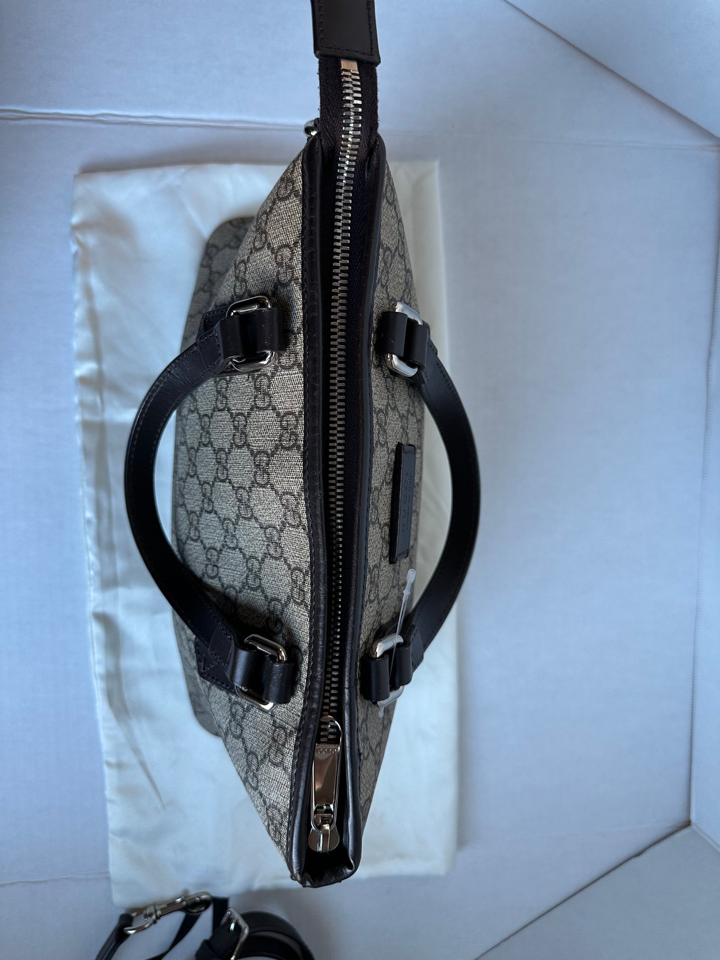 Gucci Beige GG Supreme Convertible Small Tote