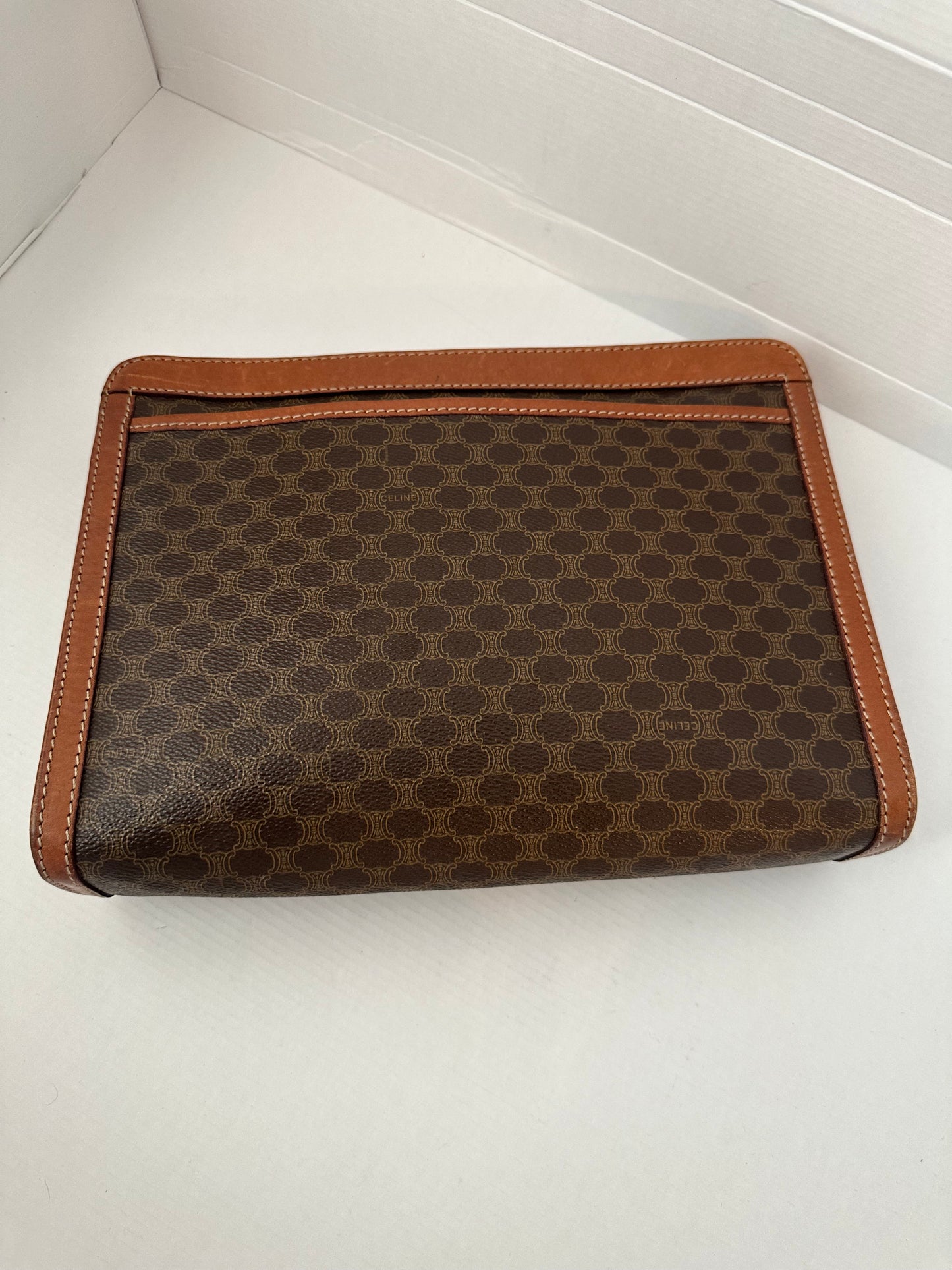 Celine Mancadam clutch/crossbody vintage