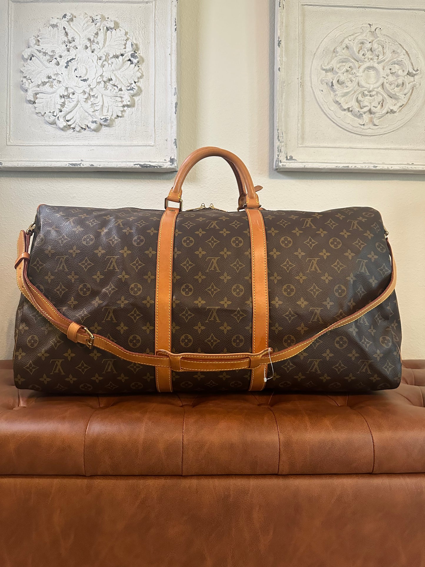 Louis Vuitton Monogram Keepall Bandouliere 60 Travel Duffle