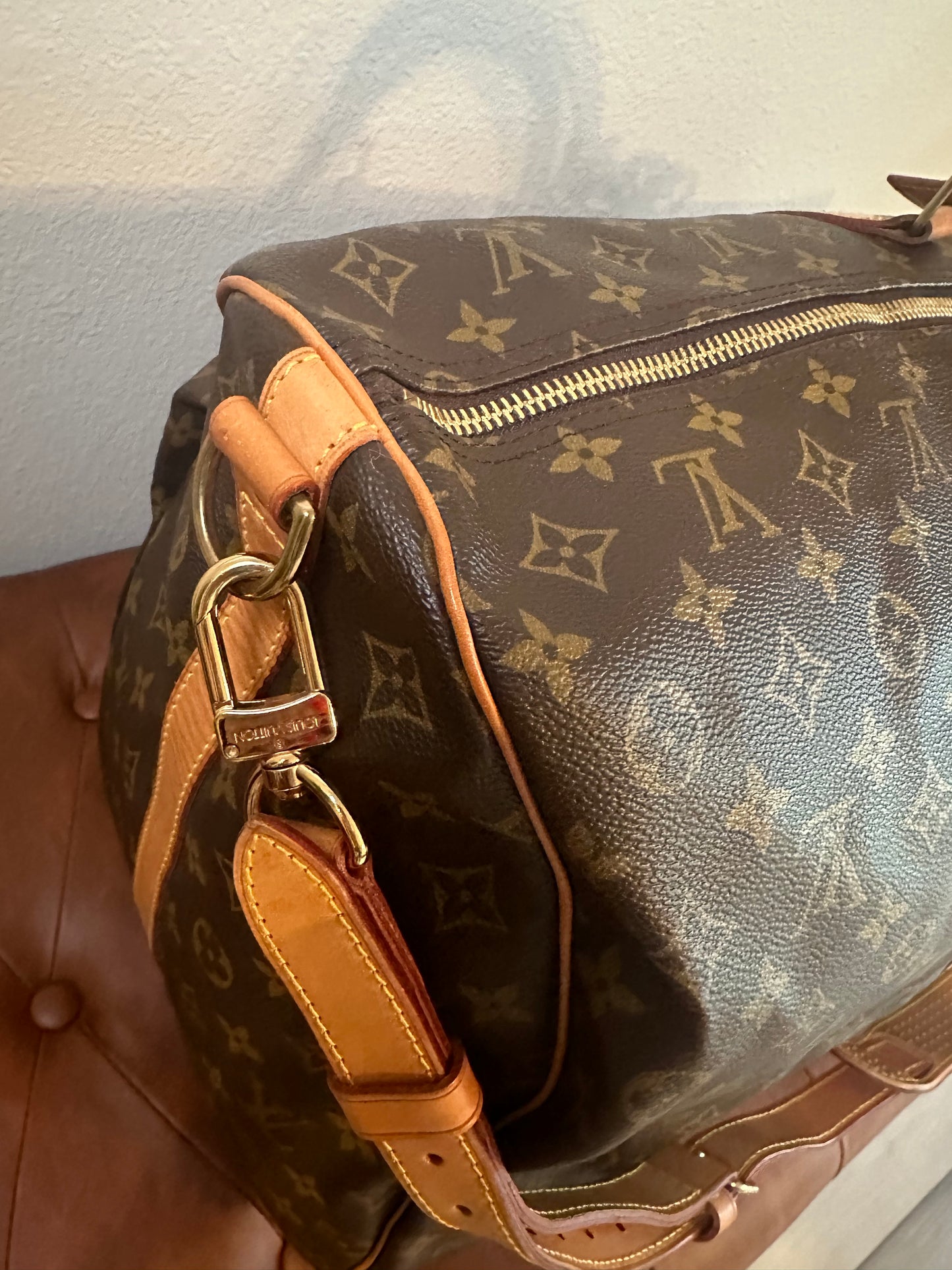 Louis Vuitton Monogram Keepall Bandouliere 60 Travel Duffle